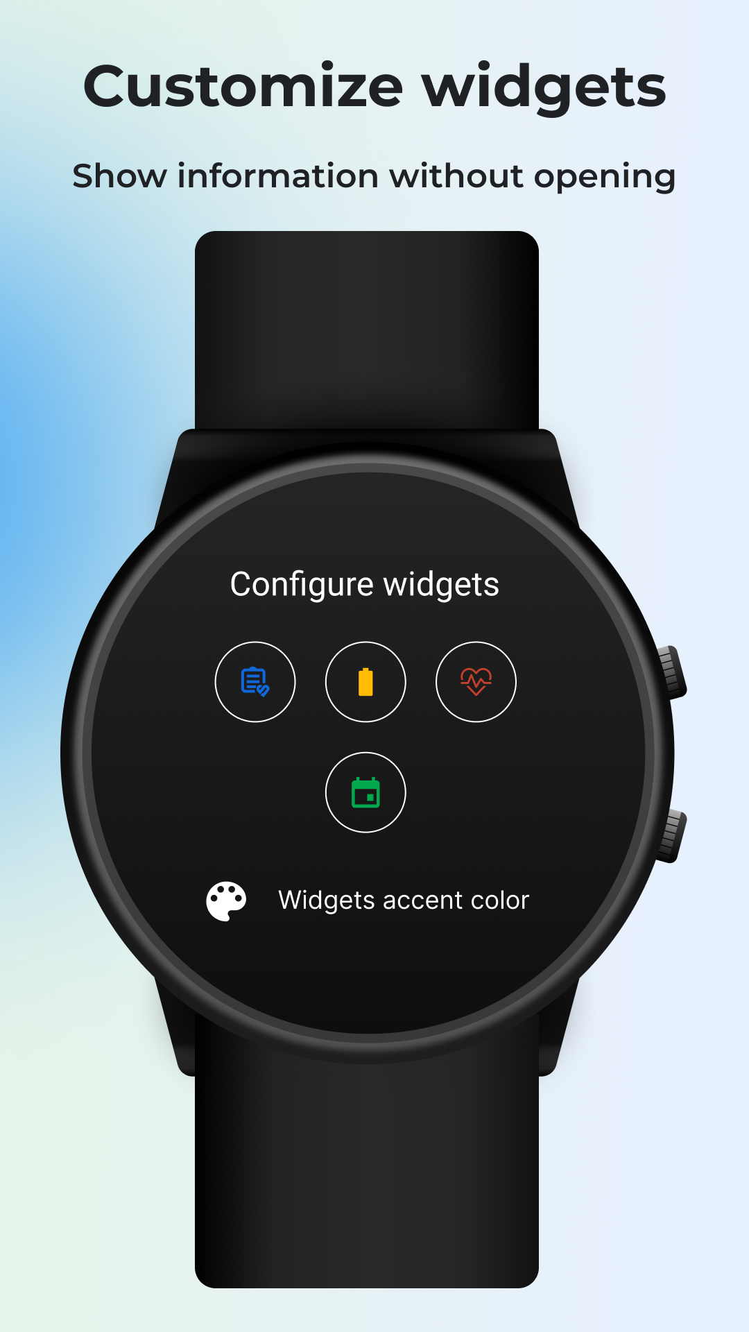 اسکرین شات 5 برنامه Minimal Watch Faces
