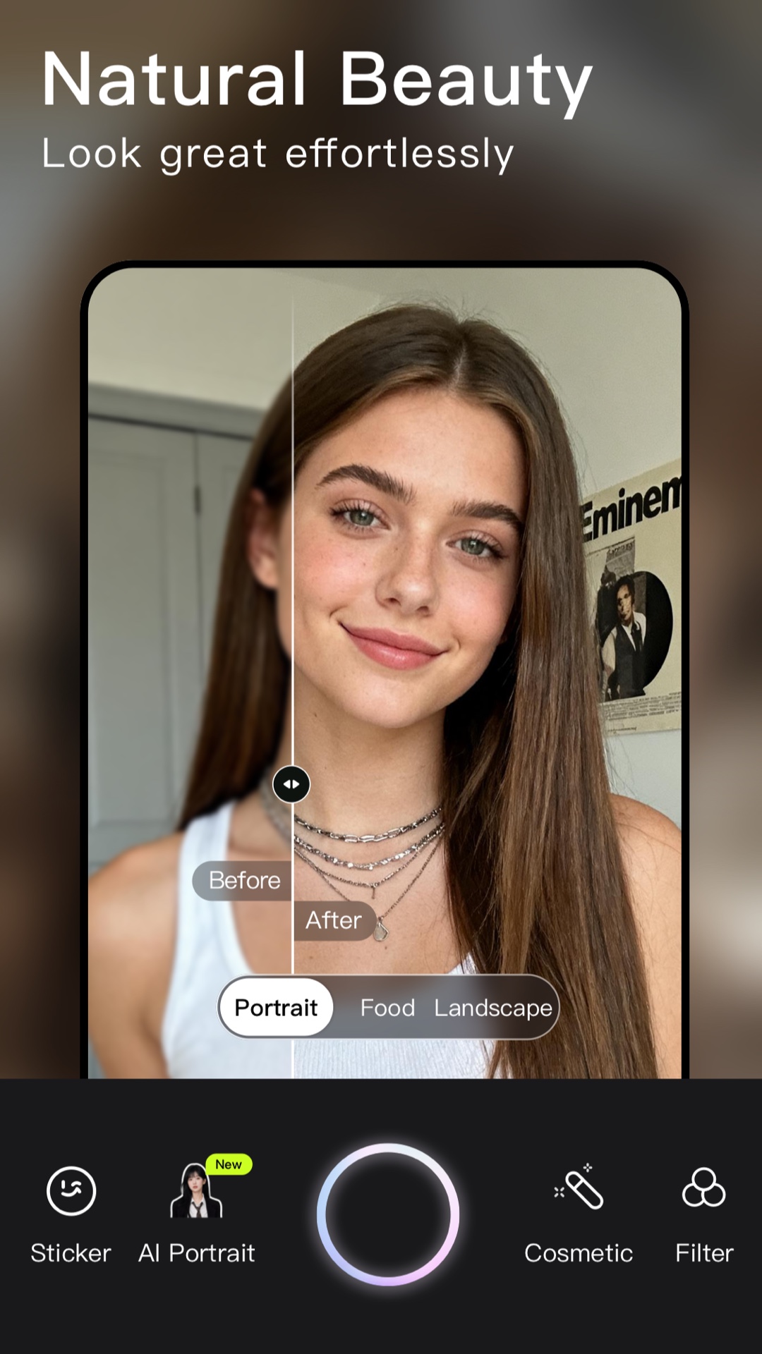 اسکرین شات 4 برنامه Wuta Camera - Nice Shot Always