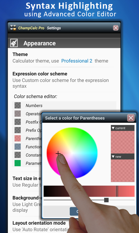 اسکرین شات 8 برنامه Champ Scientific Calculator