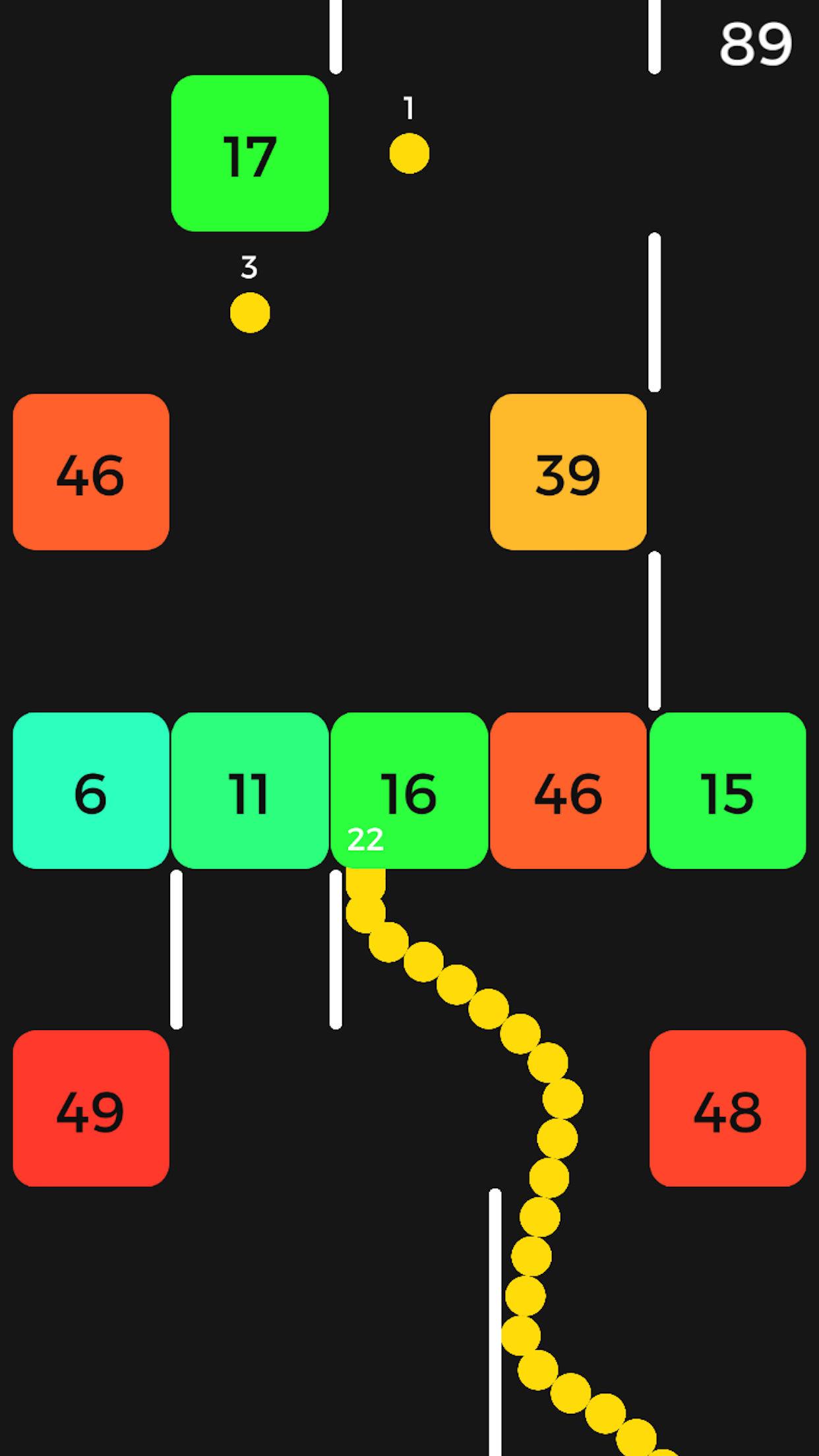 اسکرین شات بازی Snake VS Block 3