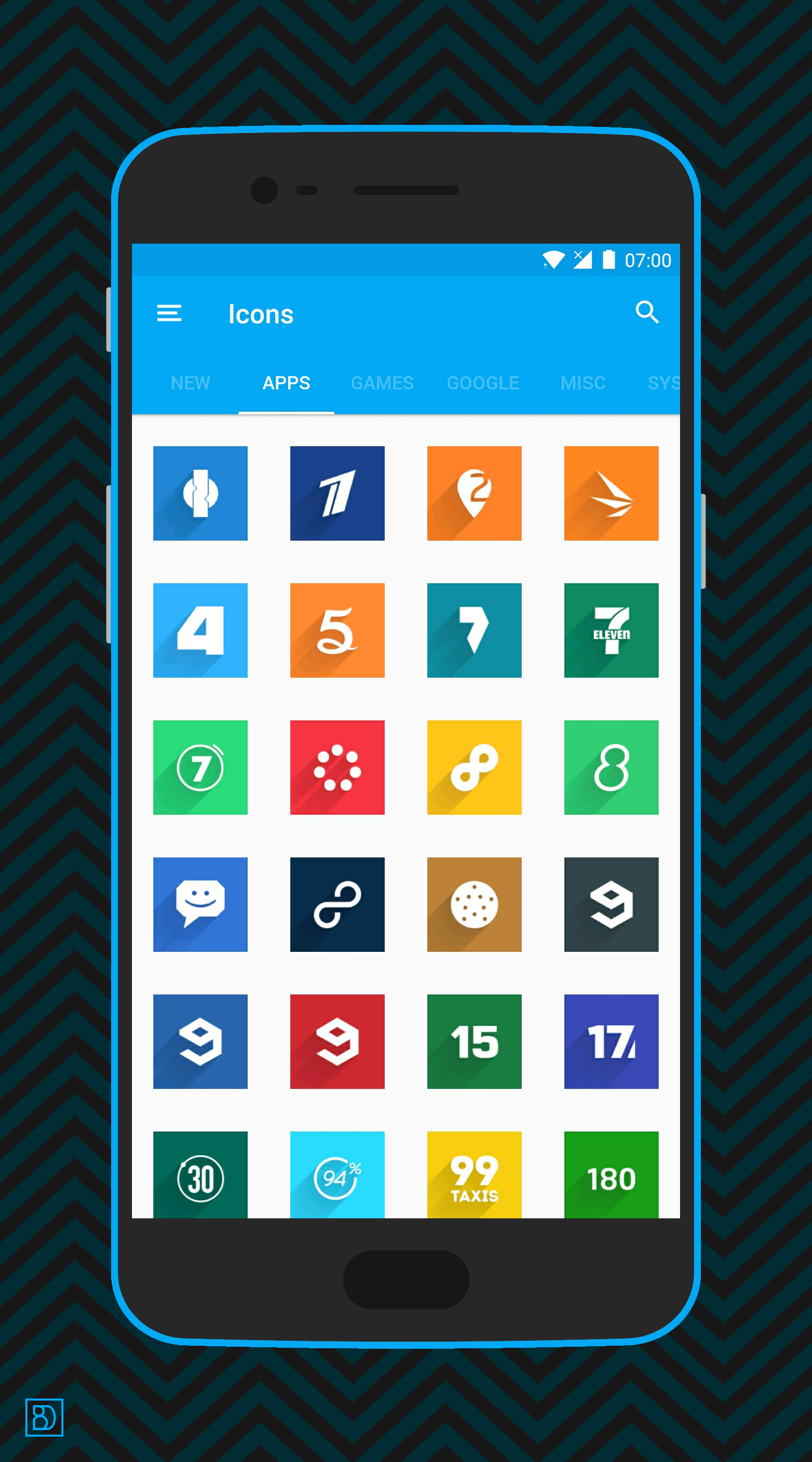 اسکرین شات 4 برنامه Voxel – Flat Style Icon Pack