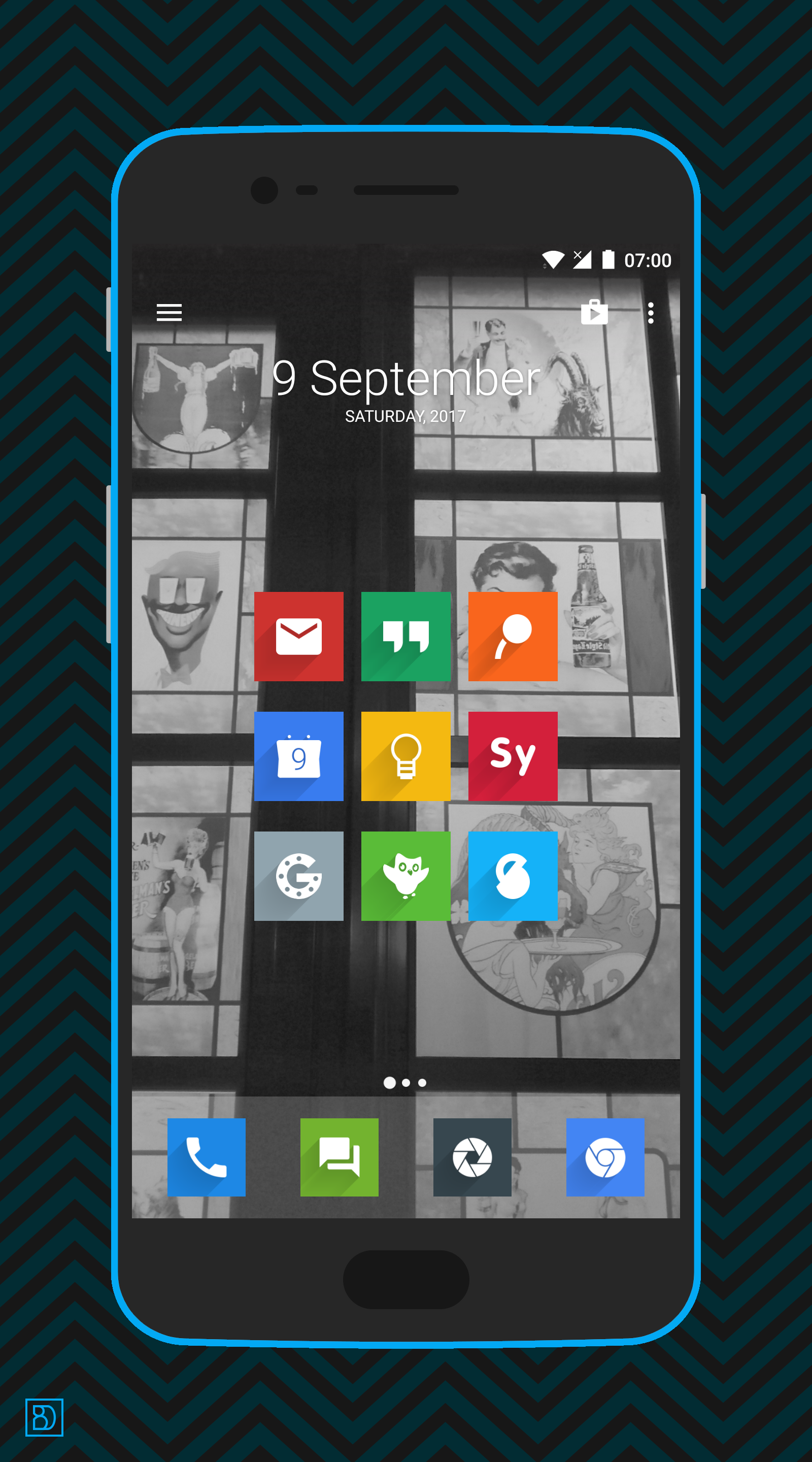 اسکرین شات 1 برنامه Voxel – Flat Style Icon Pack