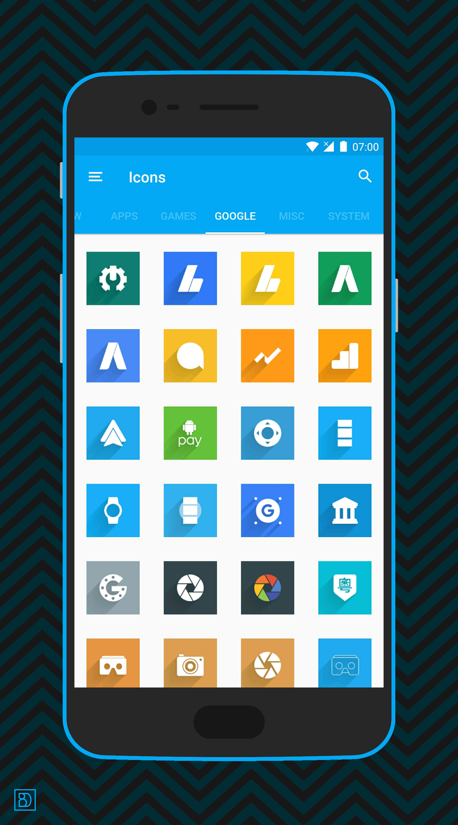 اسکرین شات 6 برنامه Voxel – Flat Style Icon Pack