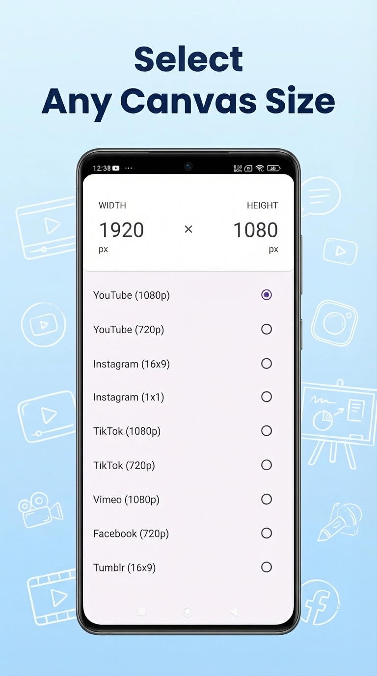 اسکرین شات 3 برنامه Benime-Whiteboard Video Maker
