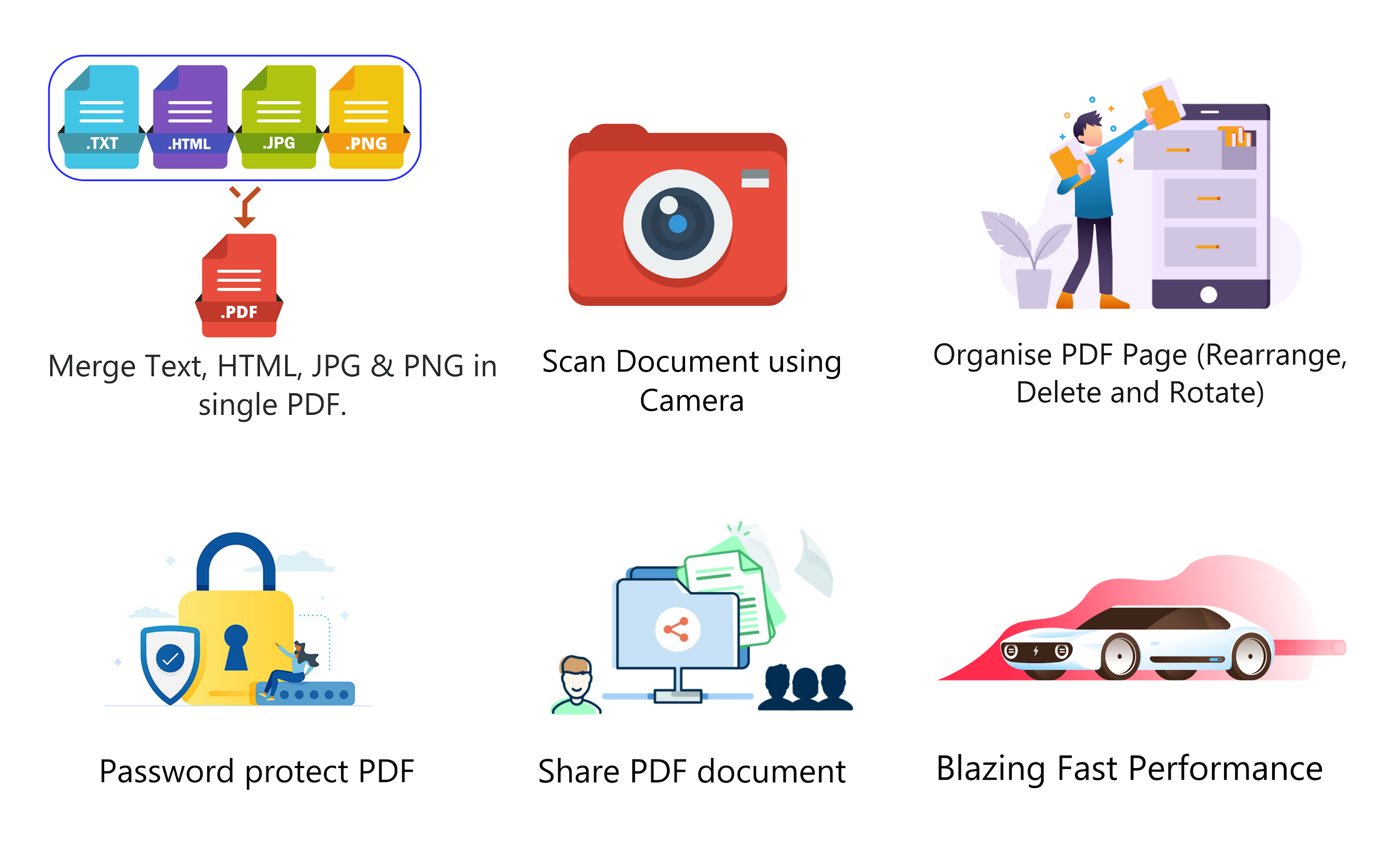 اسکرین شات 1 برنامه PDF Merge: Combine PDF