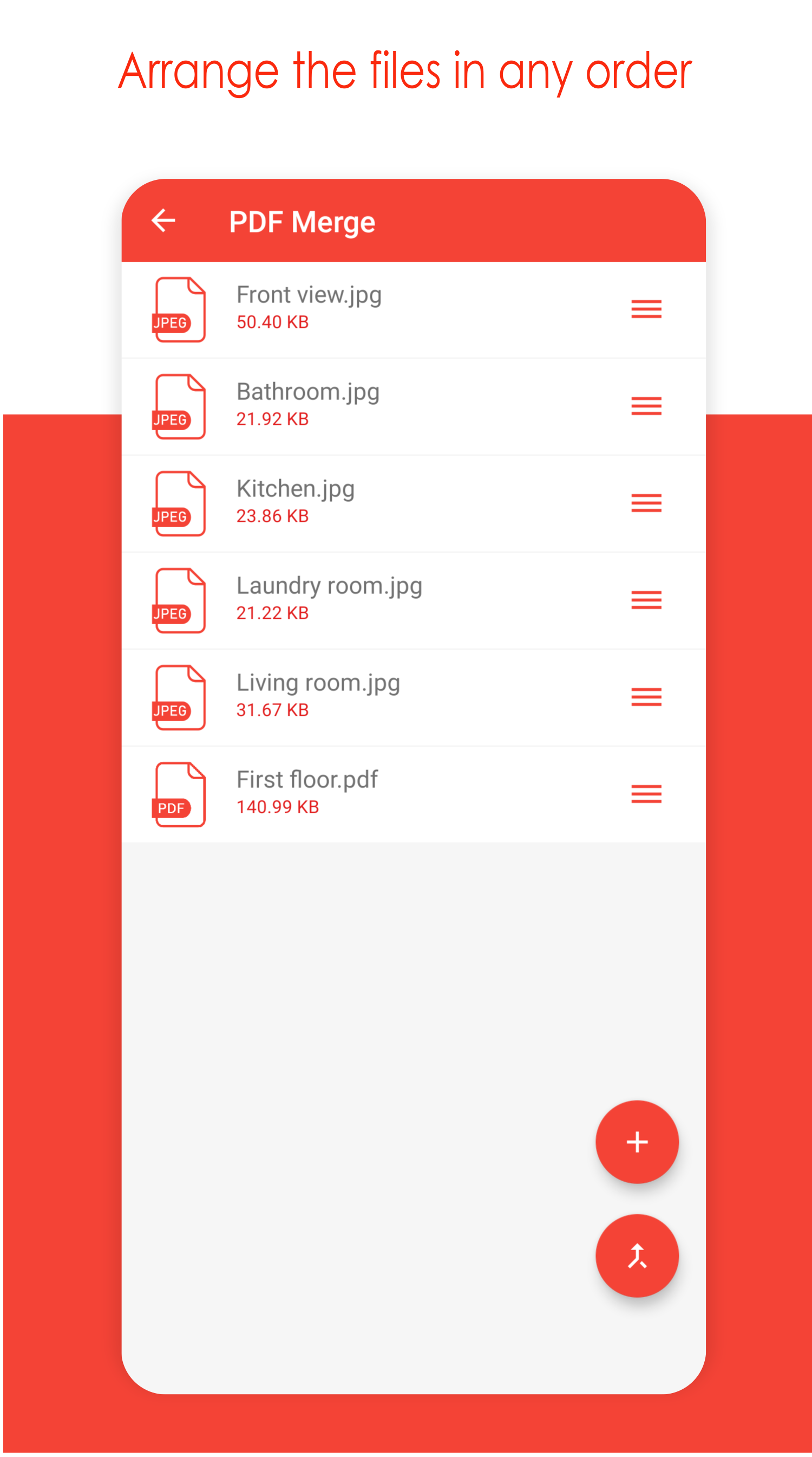 اسکرین شات 4 برنامه PDF Merge: Combine PDF