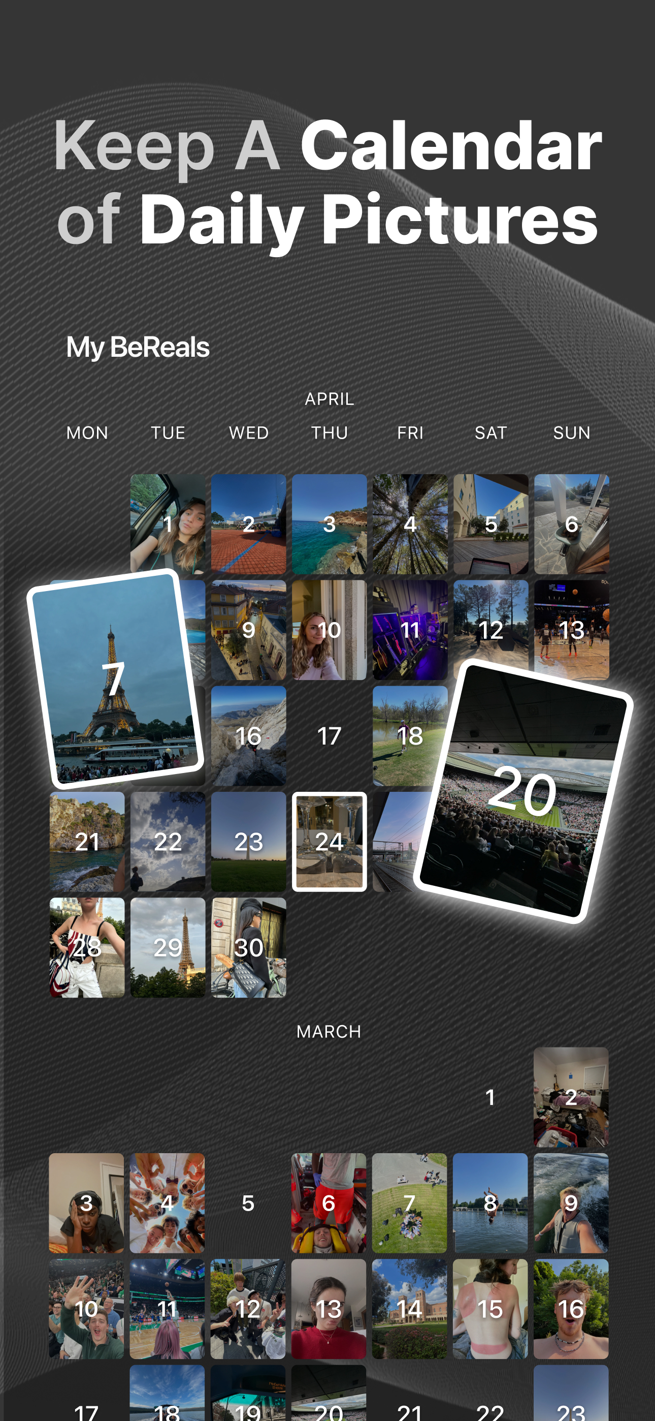 اسکرین شات 4 برنامه BeReal. Your friends for real.