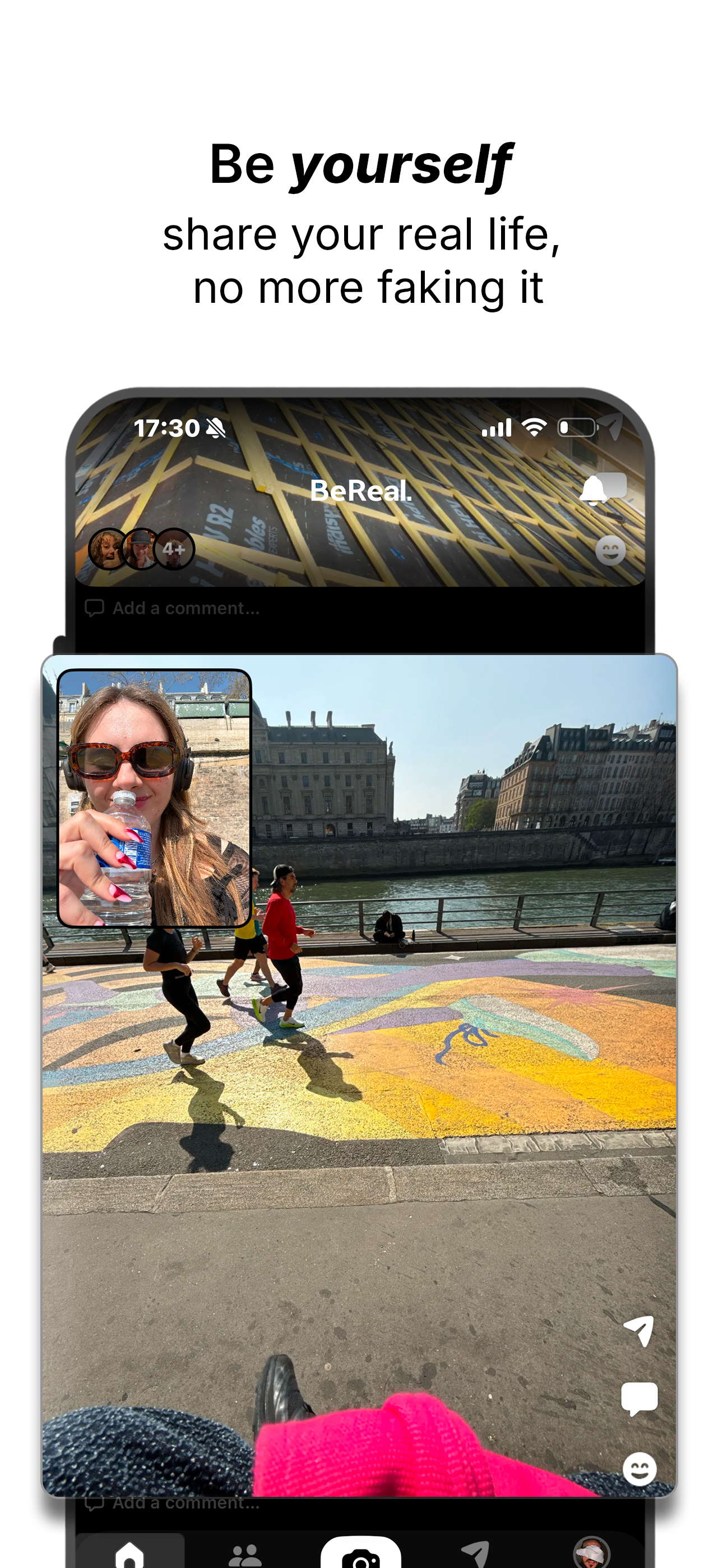 اسکرین شات 5 برنامه BeReal. Your friends for real.