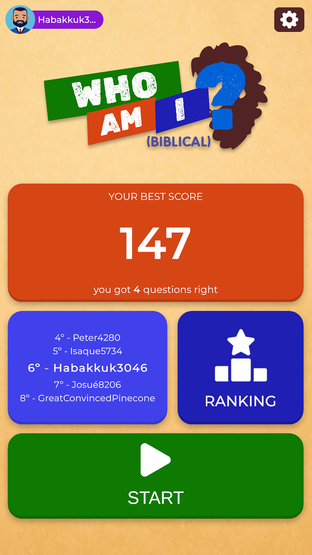 اسکرین شات 1 بازی Who am I? (Biblical)