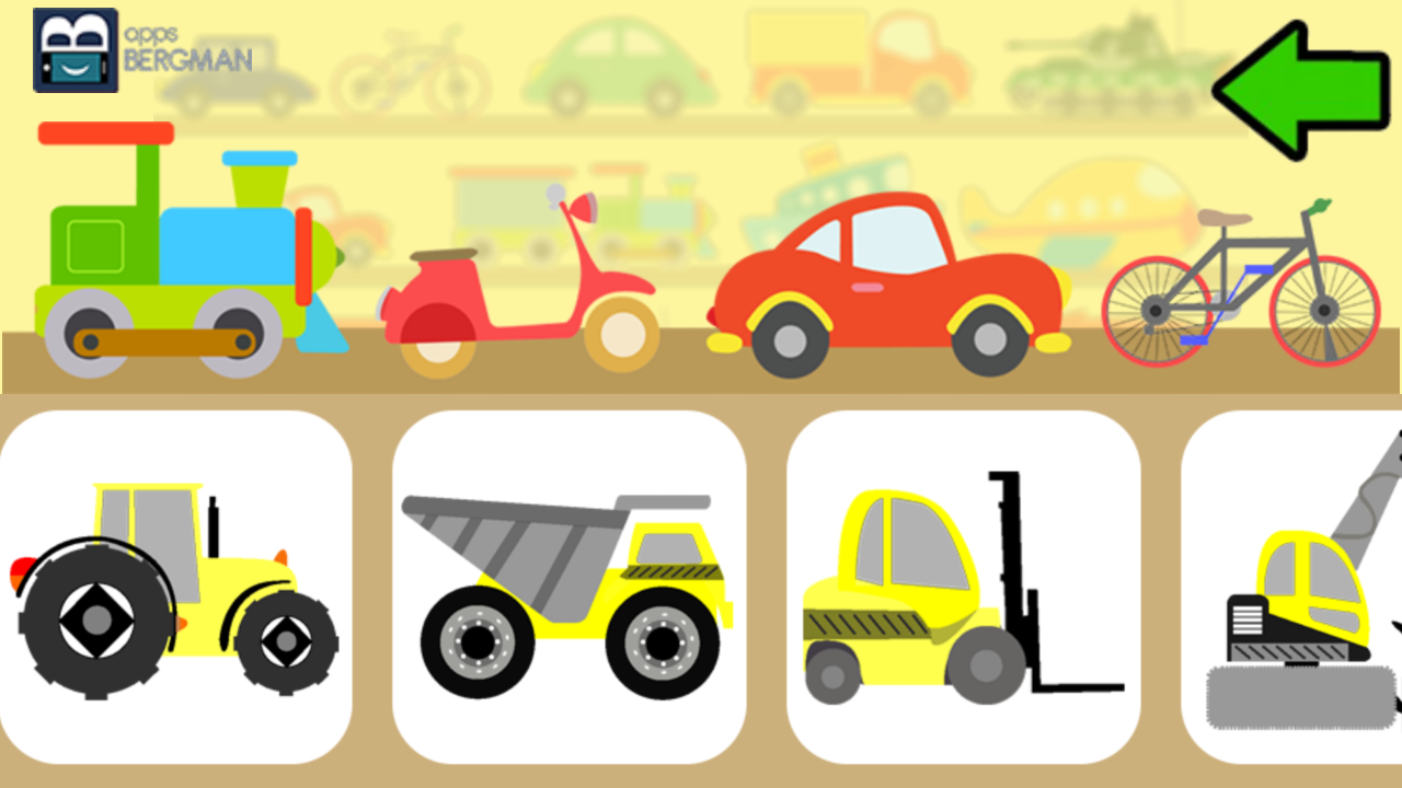 اسکرین شات 4 بازی Vehicles for Kids