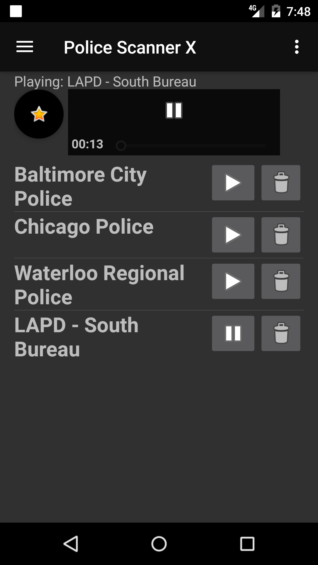 اسکرین شات 5 برنامه Police Scanner X