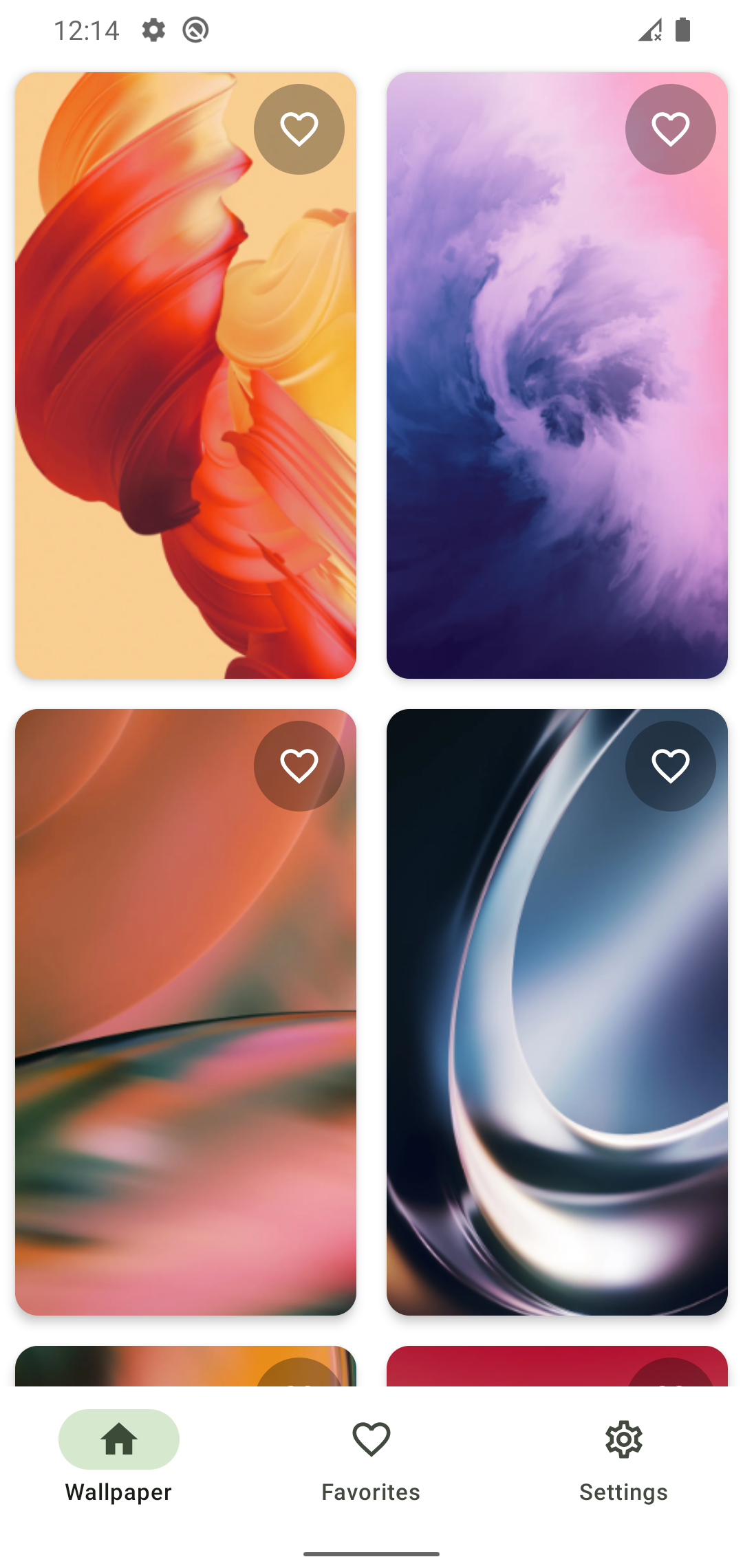 اسکرین شات 2 برنامه Abstract Wallpaper
