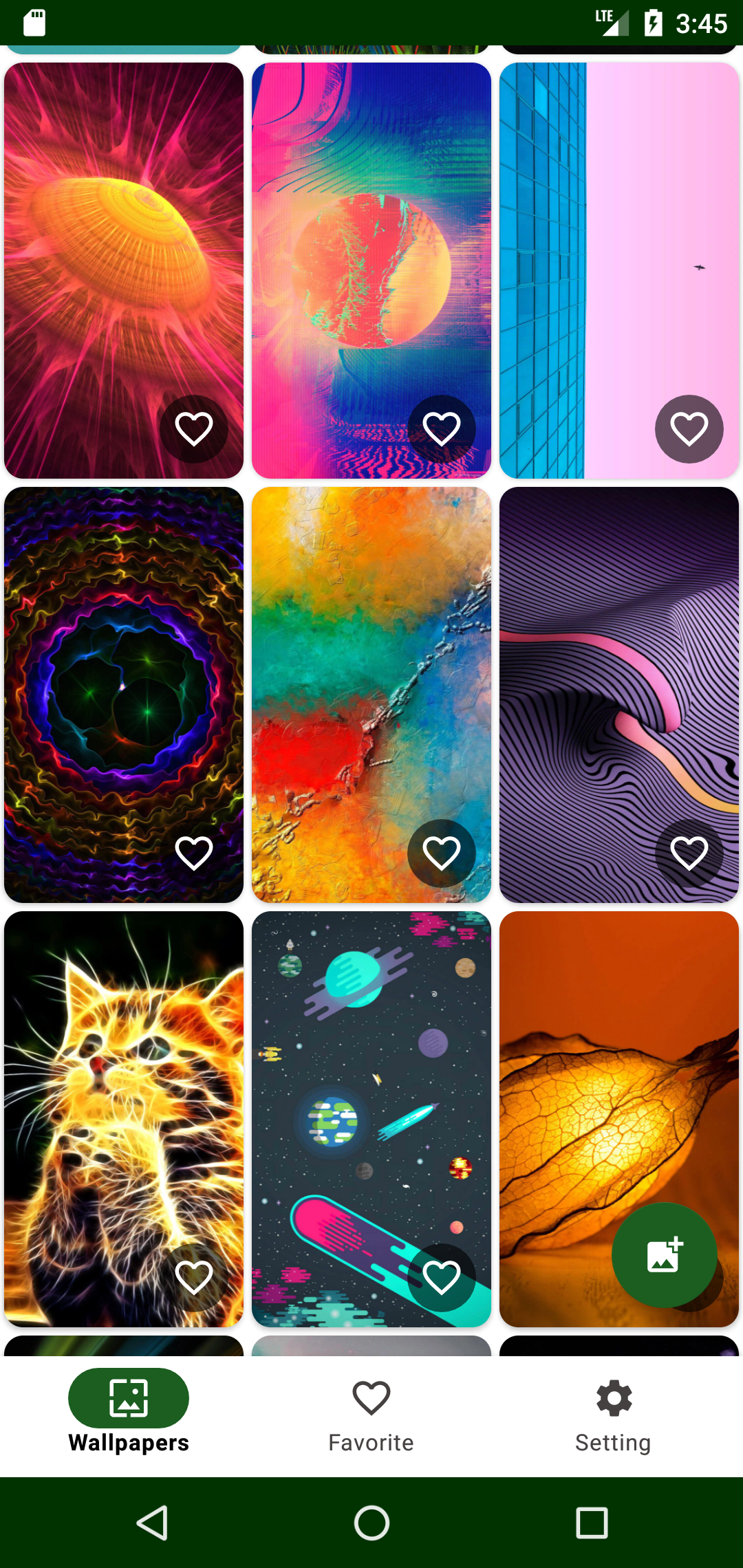 اسکرین شات 2 برنامه Abstract Wallpaper