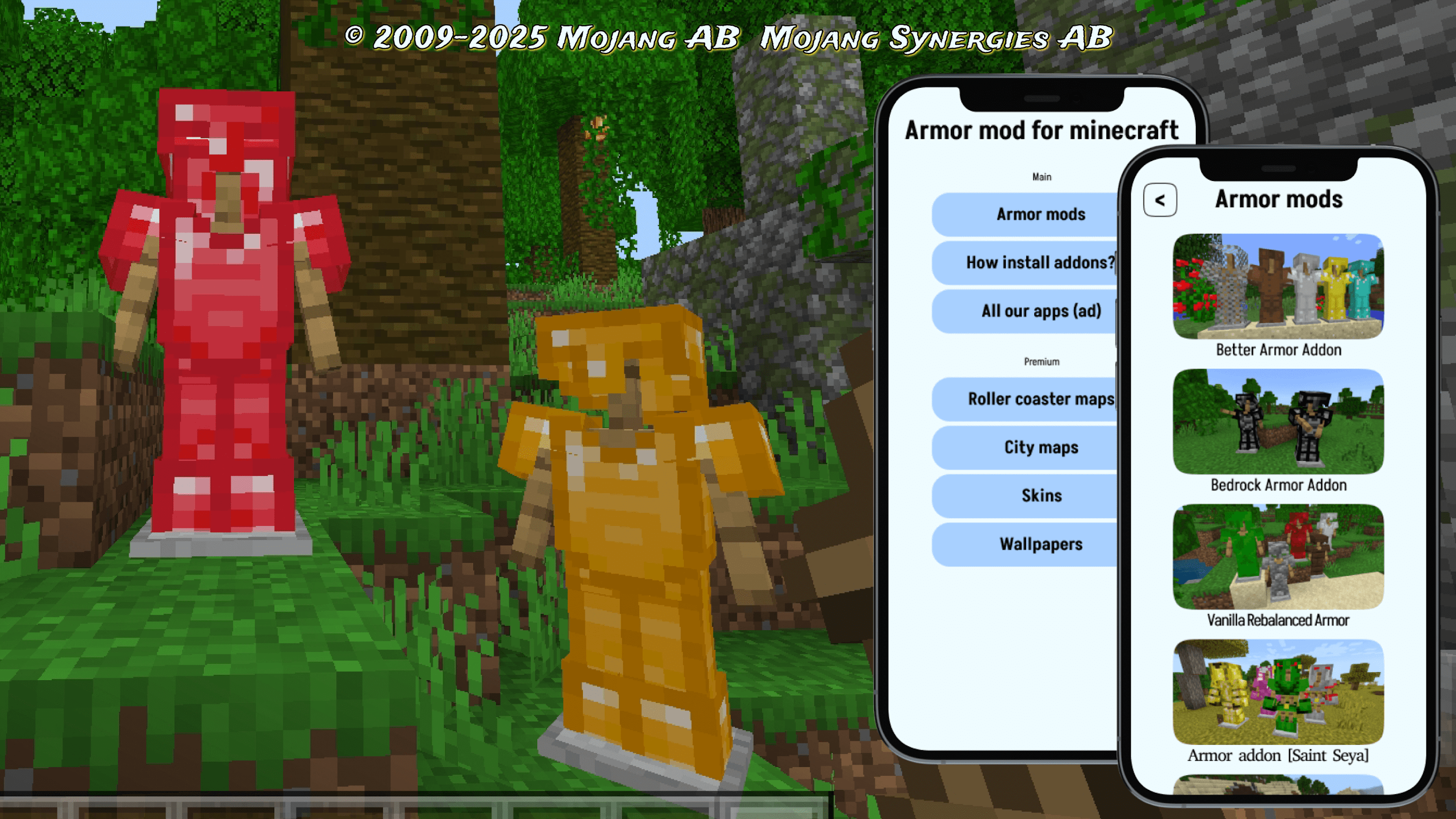 اسکرین شات 2 برنامه Armor for Minecraft