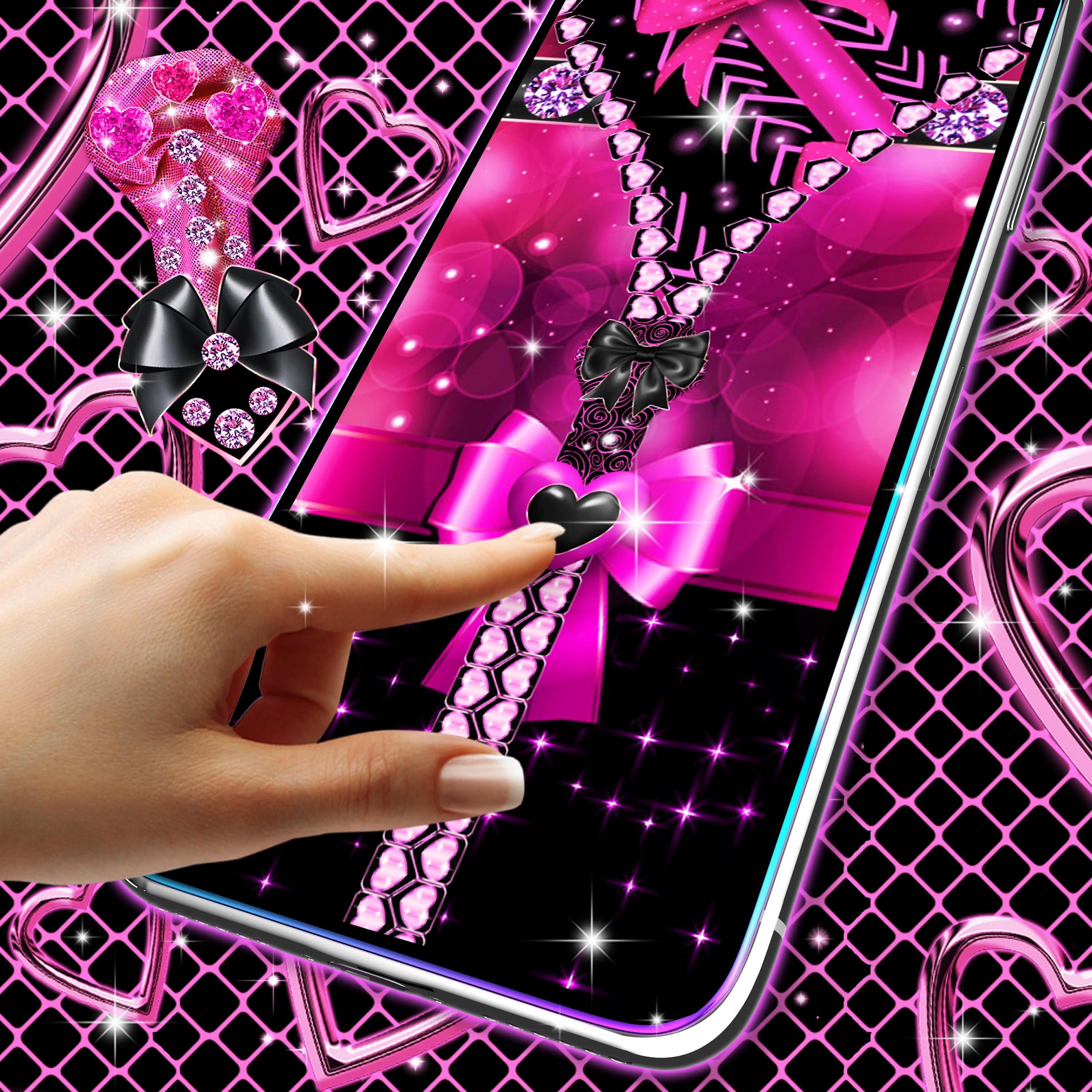 اسکرین شات 3 برنامه Locker black and pink