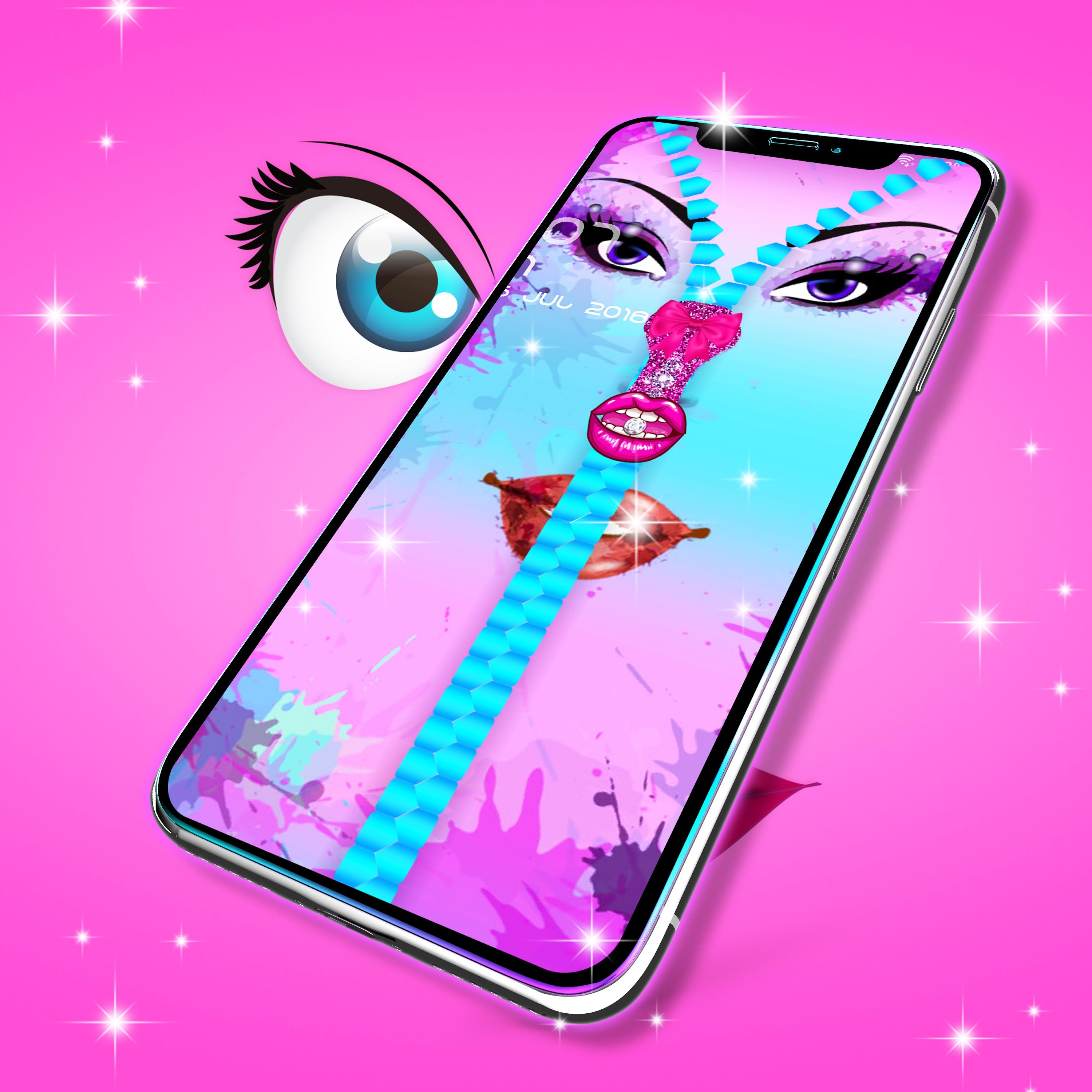 اسکرین شات 5 برنامه Lock screen with eyes