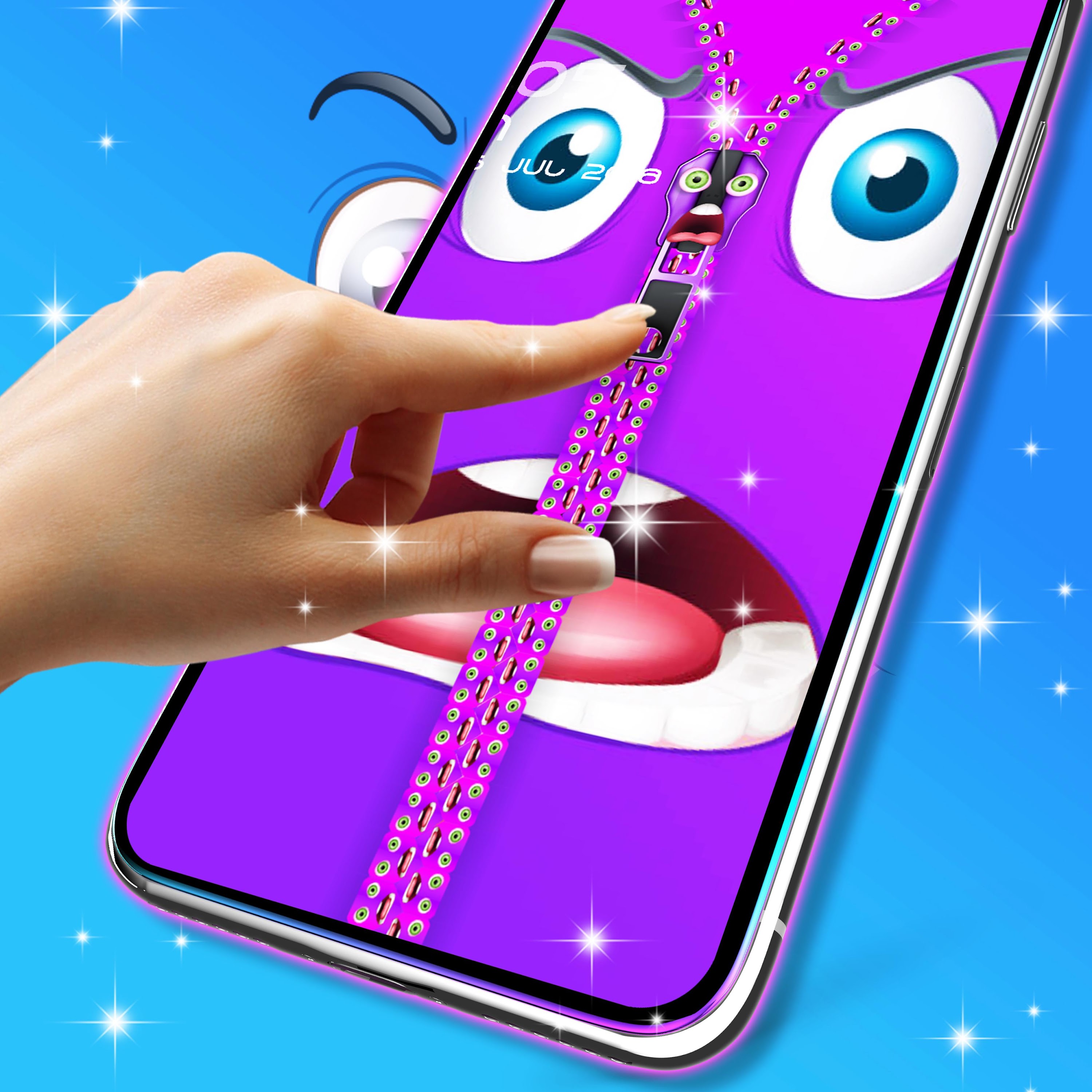 اسکرین شات 3 برنامه Lock screen with eyes
