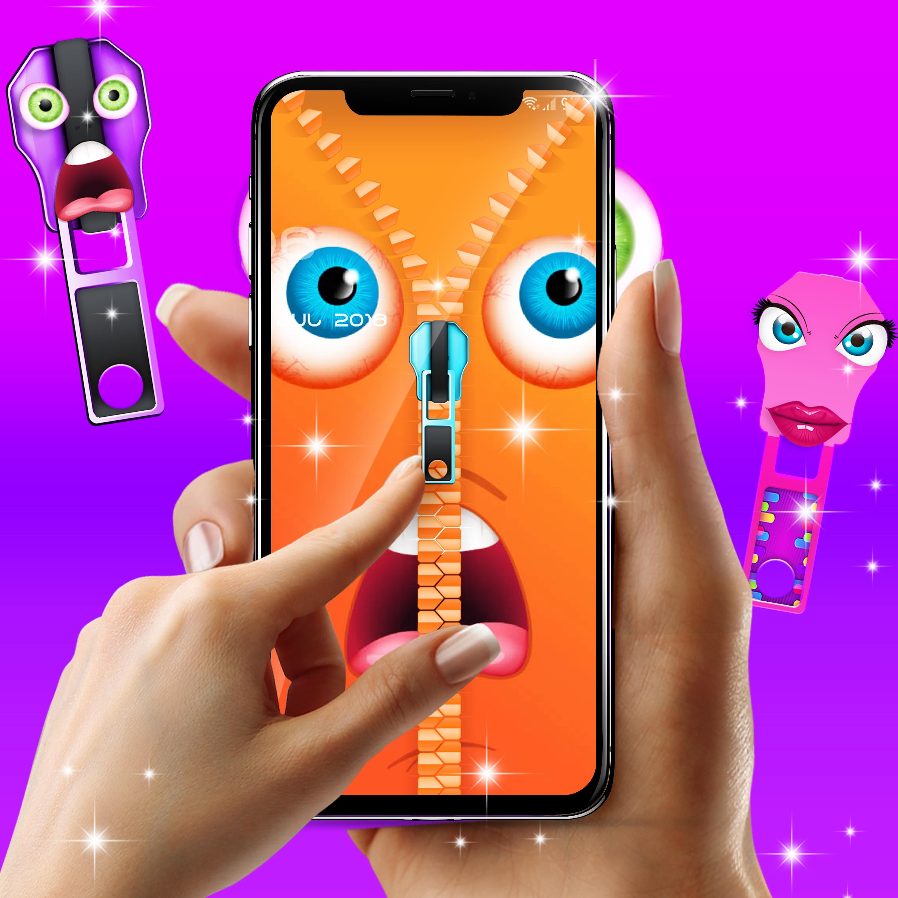 اسکرین شات 1 برنامه Lock screen with eyes