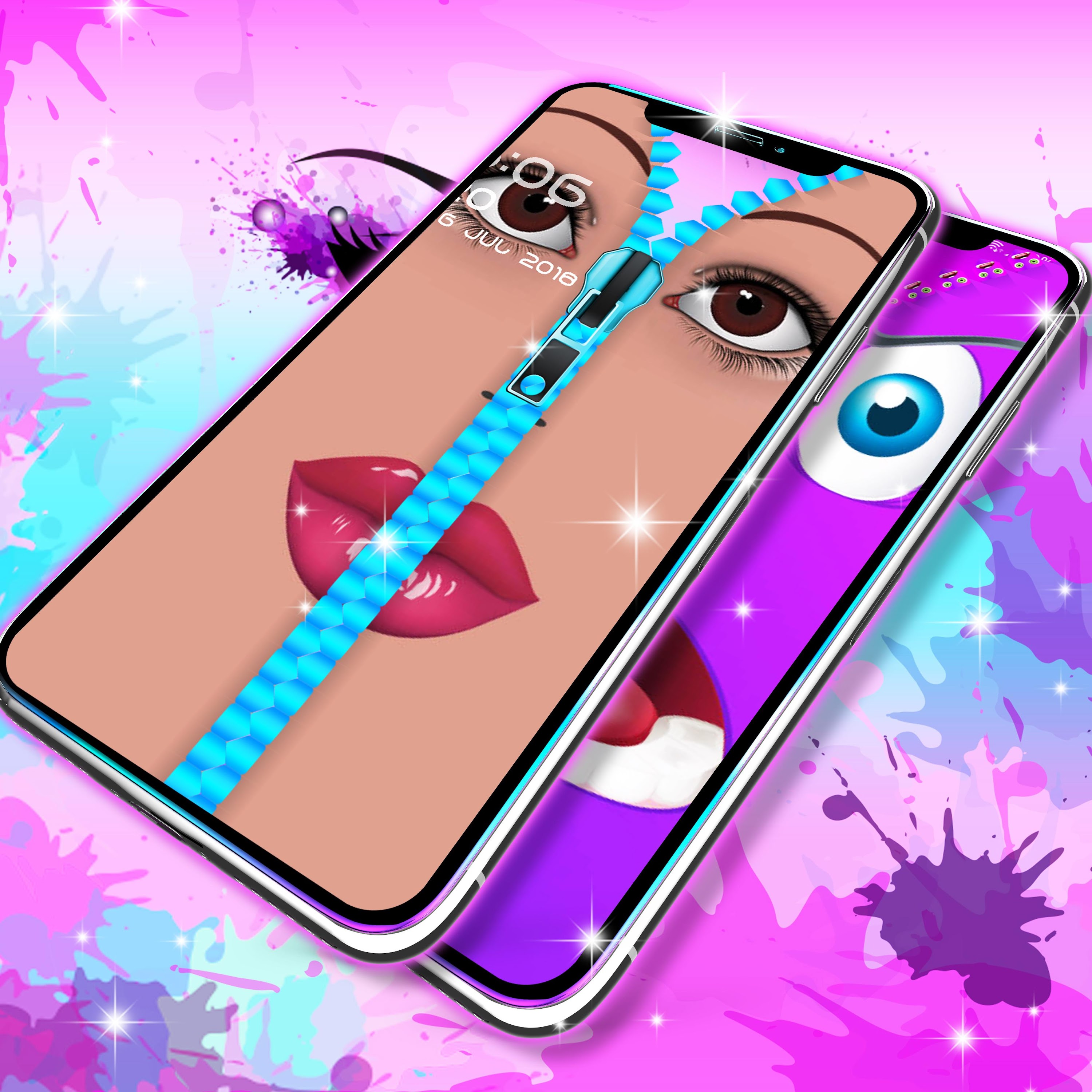 اسکرین شات 2 برنامه Lock screen with eyes