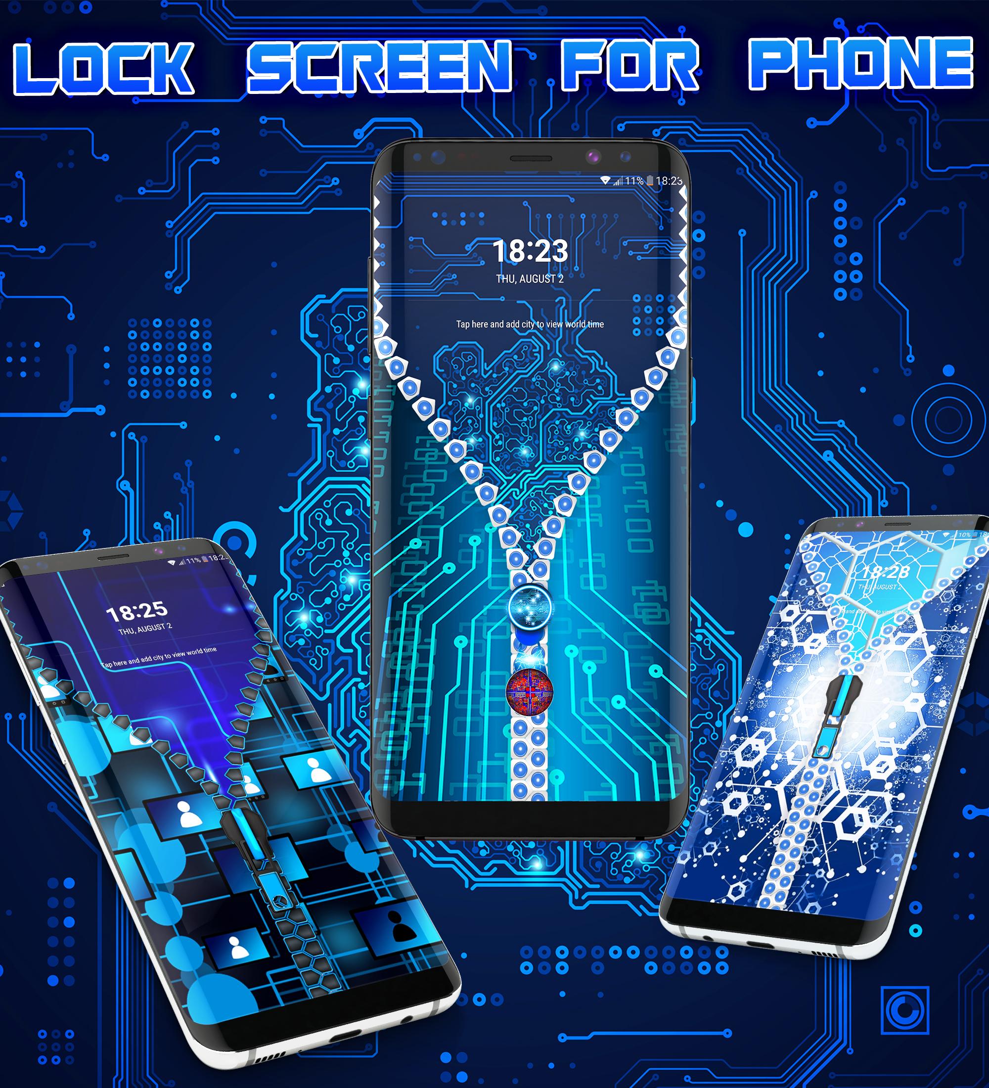 اسکرین شات 1 برنامه Lock screen for phone