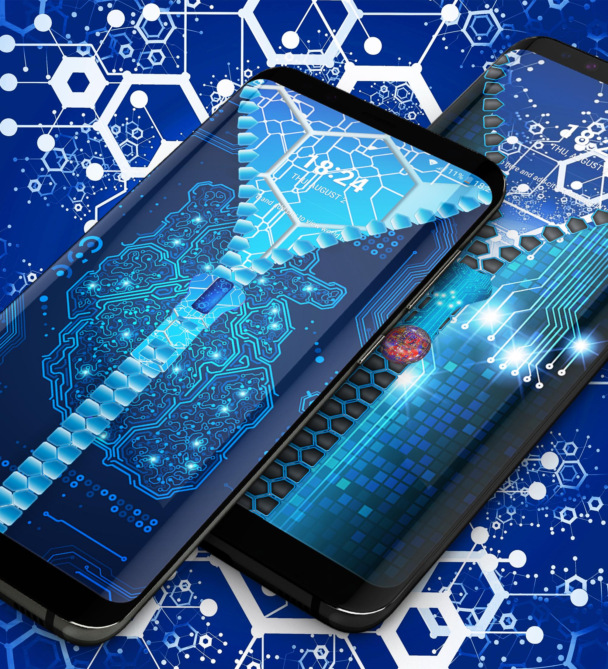 اسکرین شات 3 برنامه Lock screen for phone