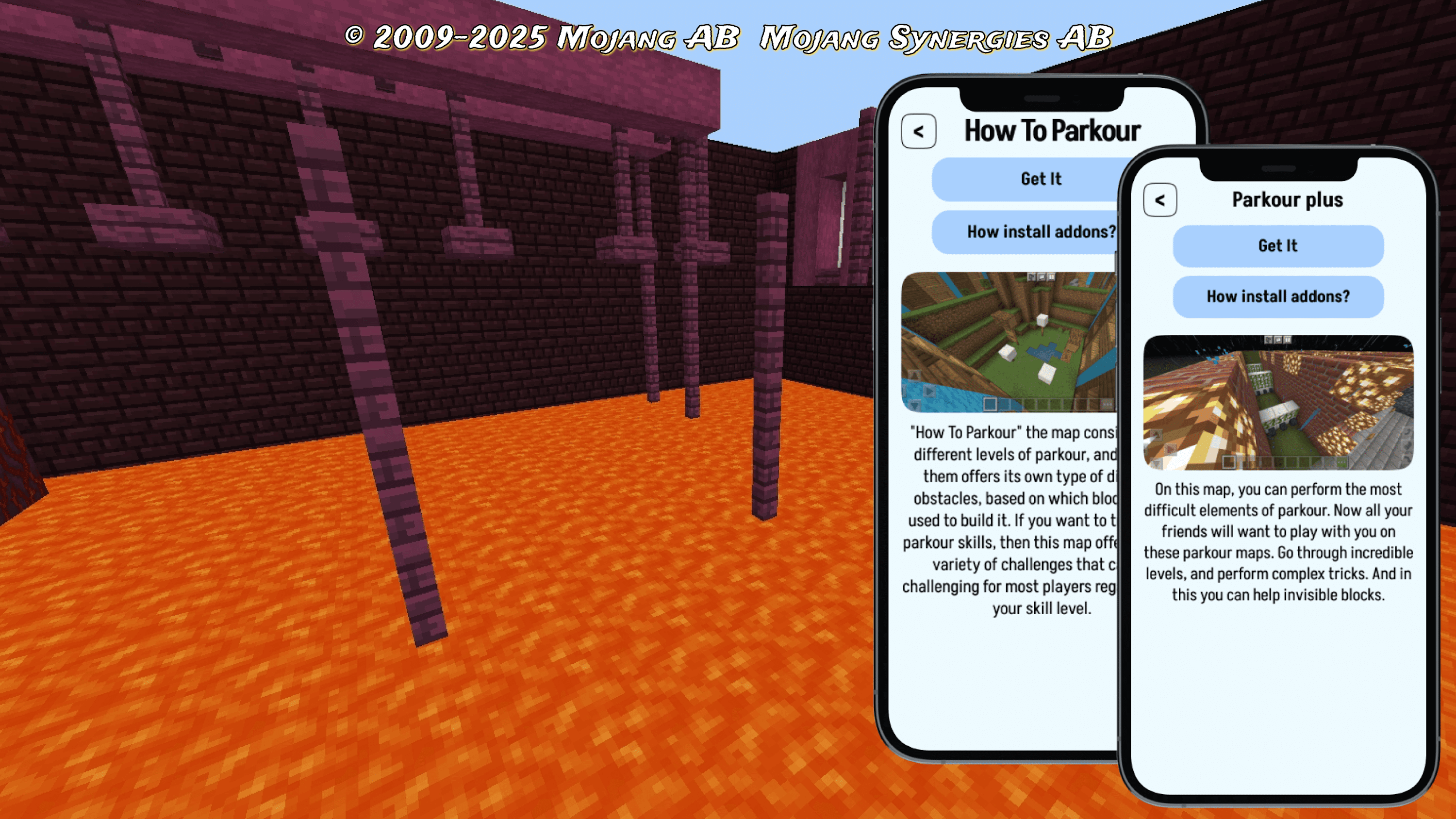 اسکرین شات 4 برنامه Parkour for minecraft