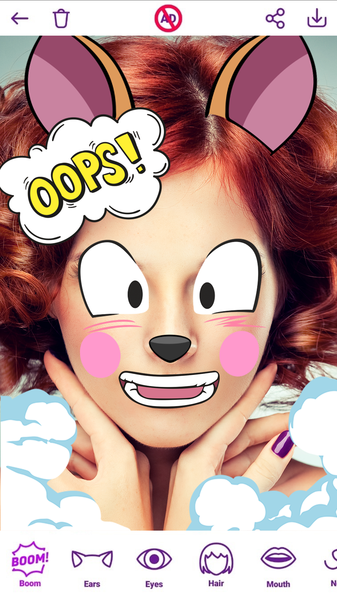 اسکرین شات 3 برنامه Anime Manga Camera