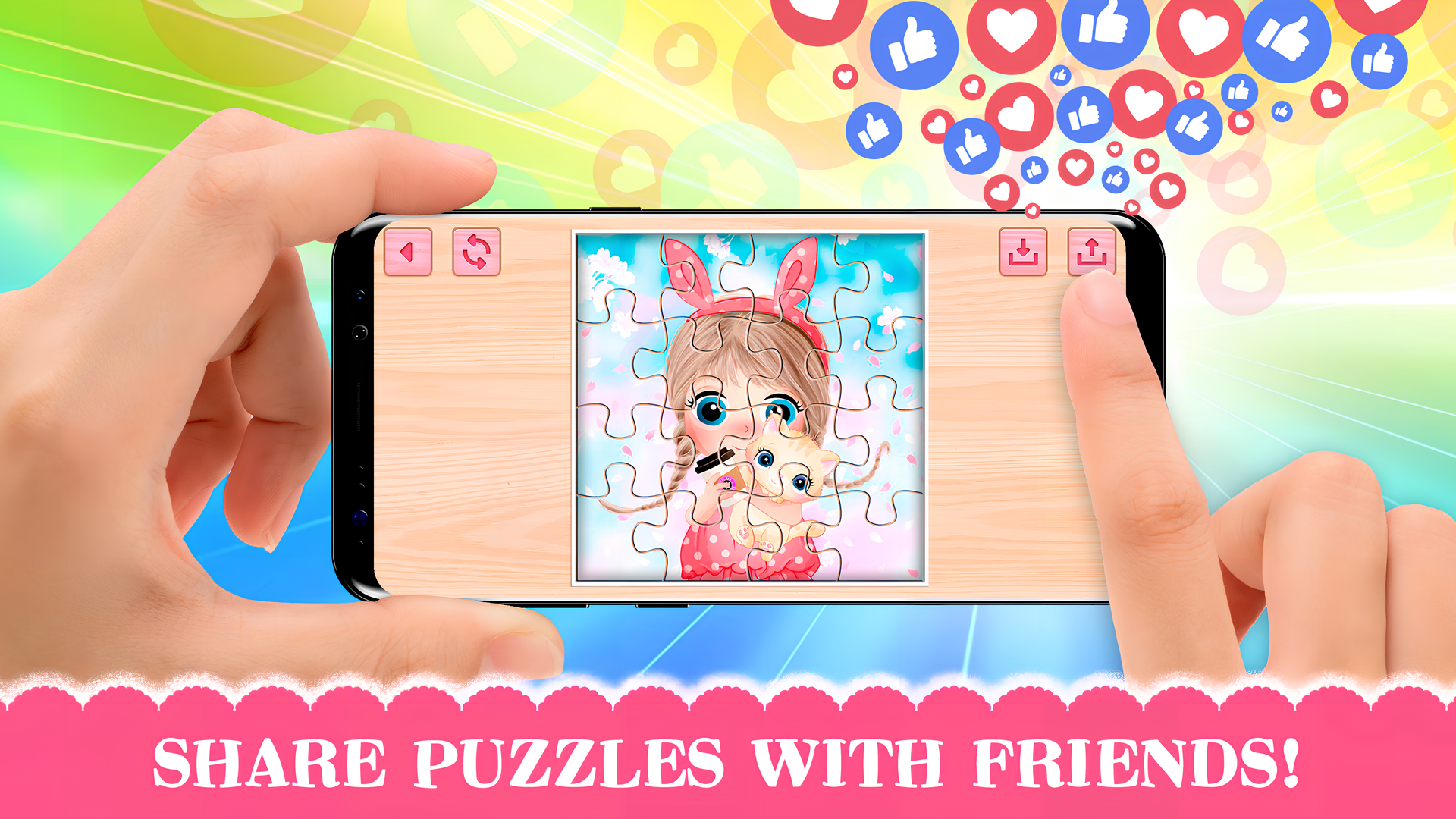 اسکرین شات 3 بازی Puzzles for Girls