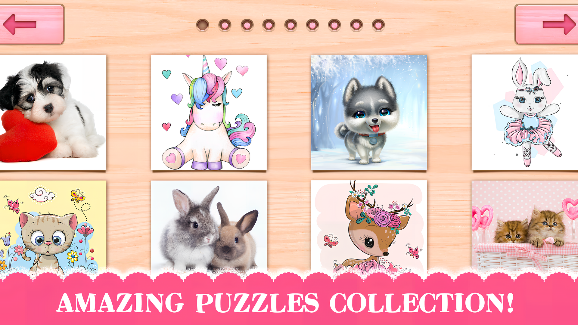 اسکرین شات 4 بازی Puzzles for Girls