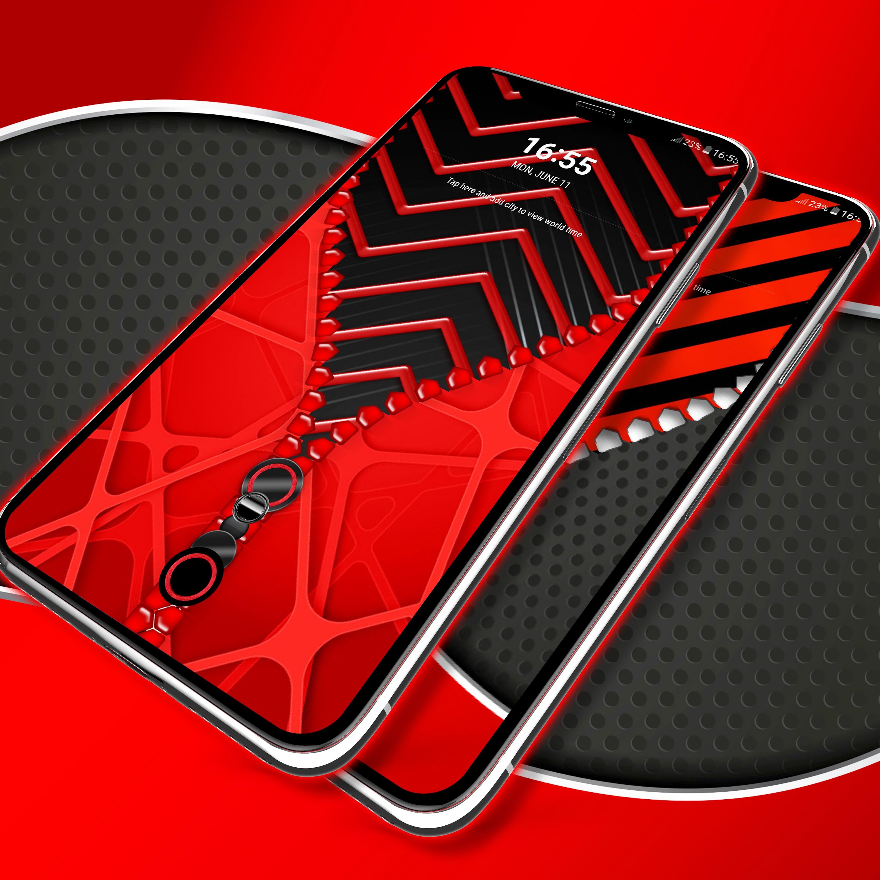 اسکرین شات 6 برنامه Red black zipper