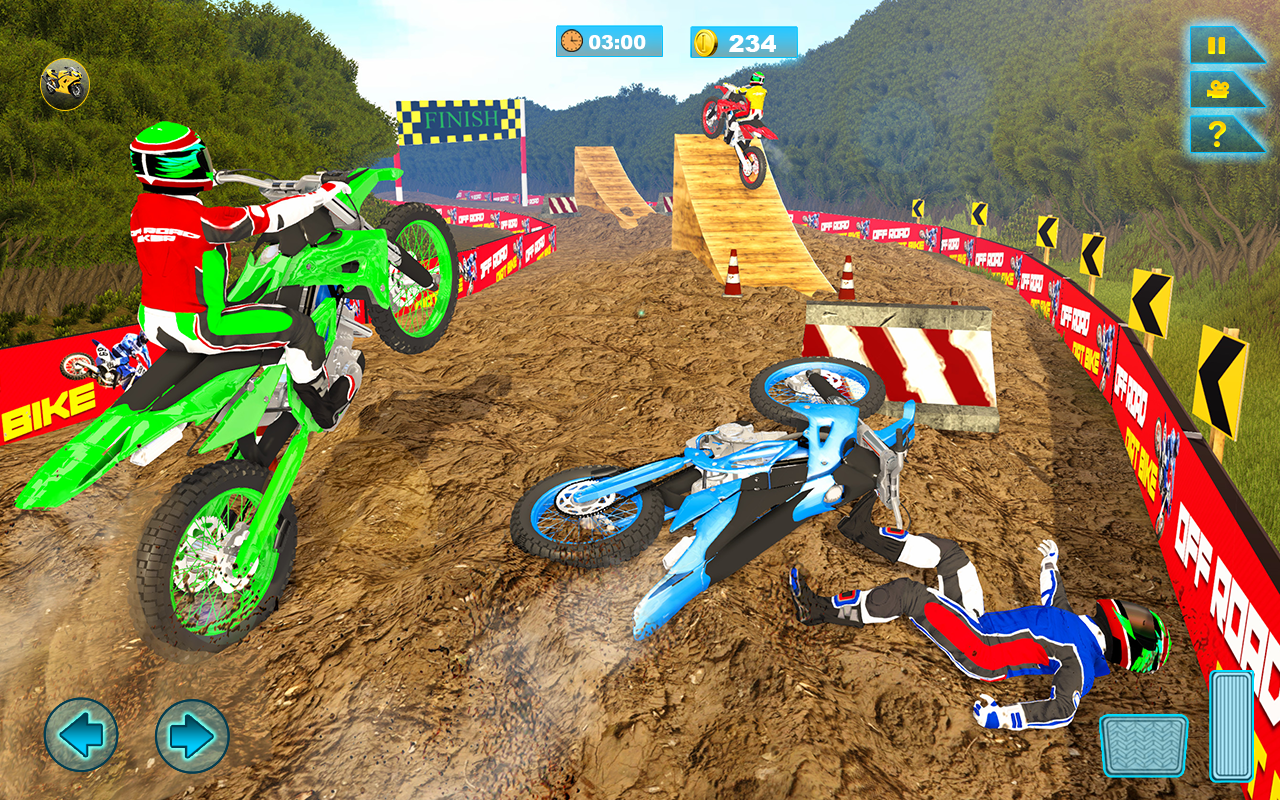 اسکرین شات 3 بازی Offroad Moto Hill Bike Racing