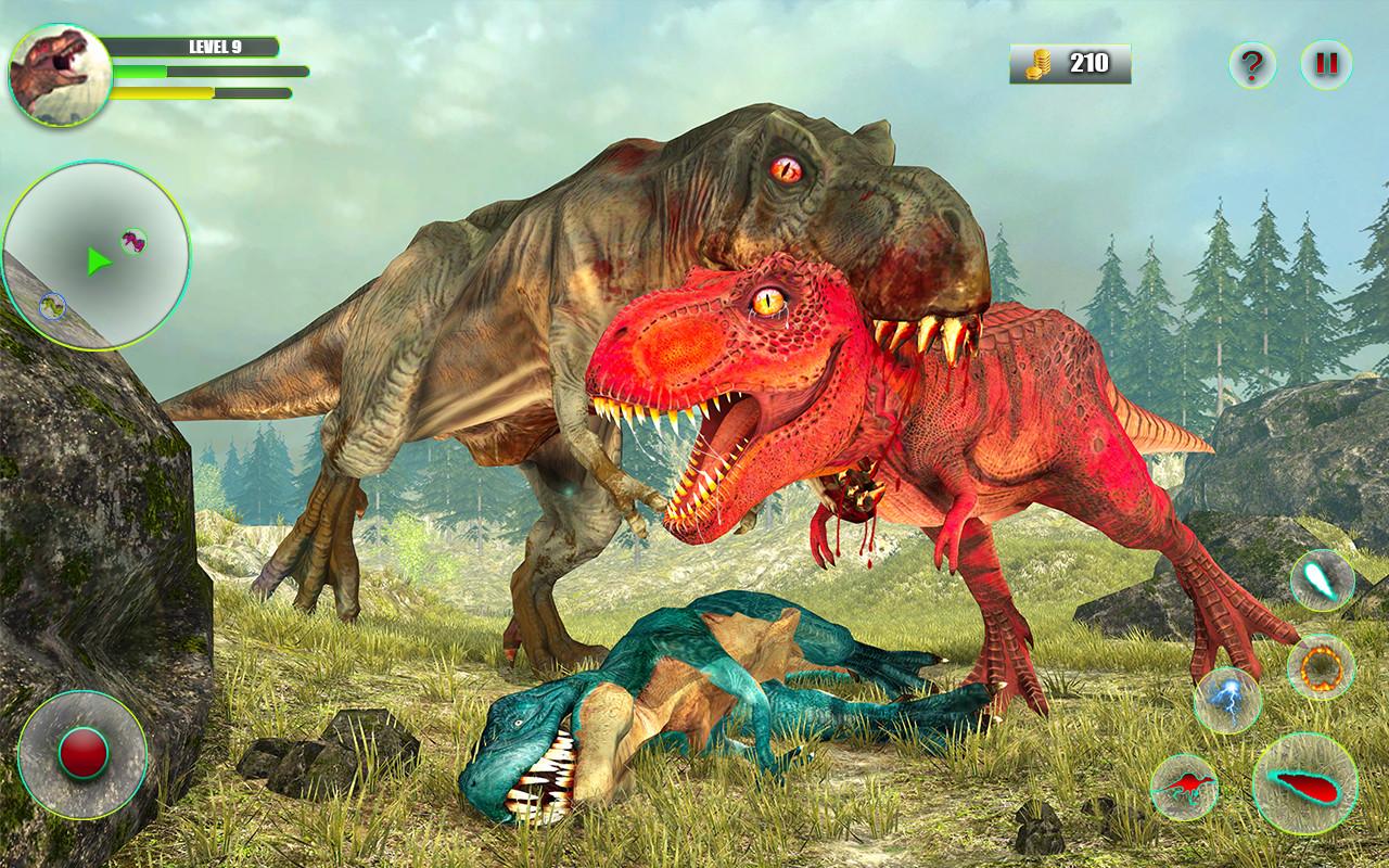 اسکرین شات 1 بازی Dinosaur Games Simulator Dino Attack 3D