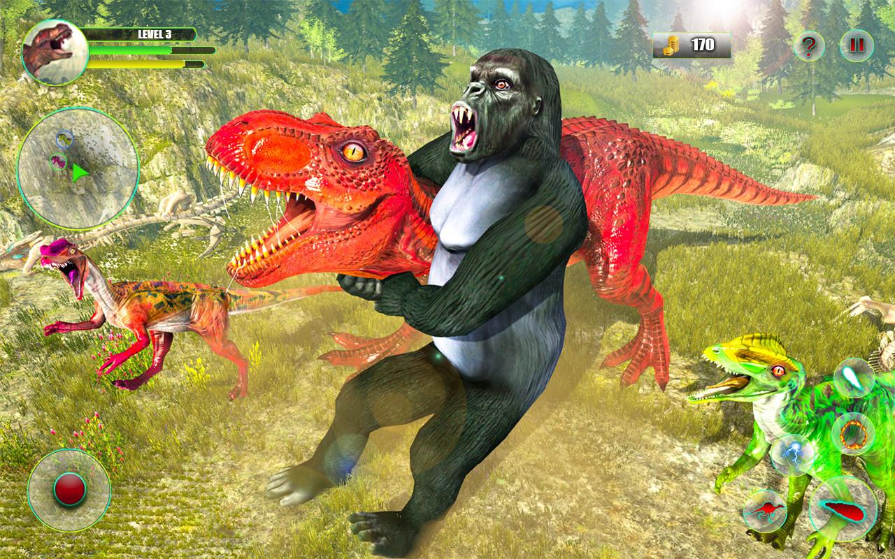 اسکرین شات 3 بازی Dinosaur Games Simulator Dino Attack 3D