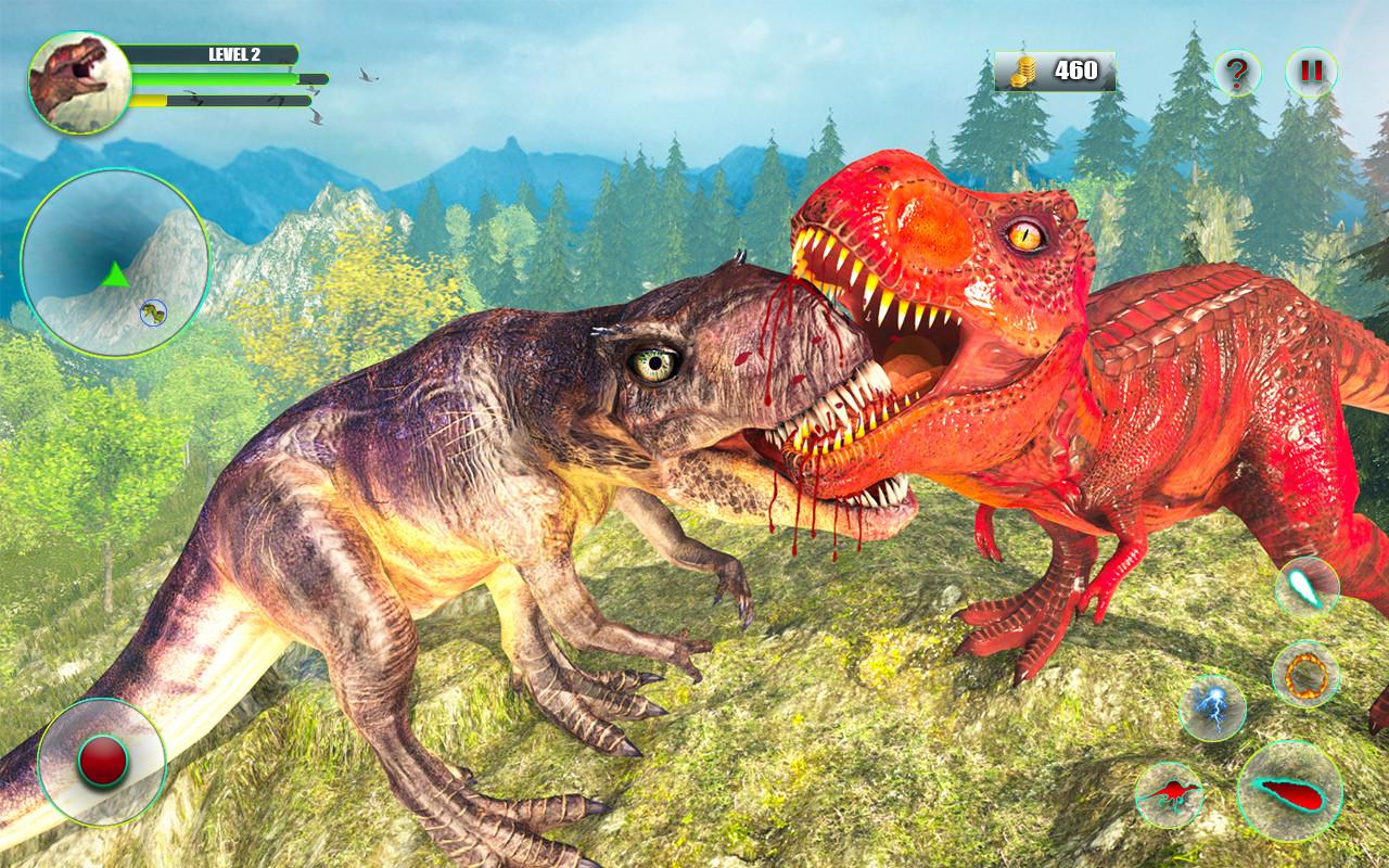 اسکرین شات 4 بازی Dinosaur Games Simulator Dino Attack 3D