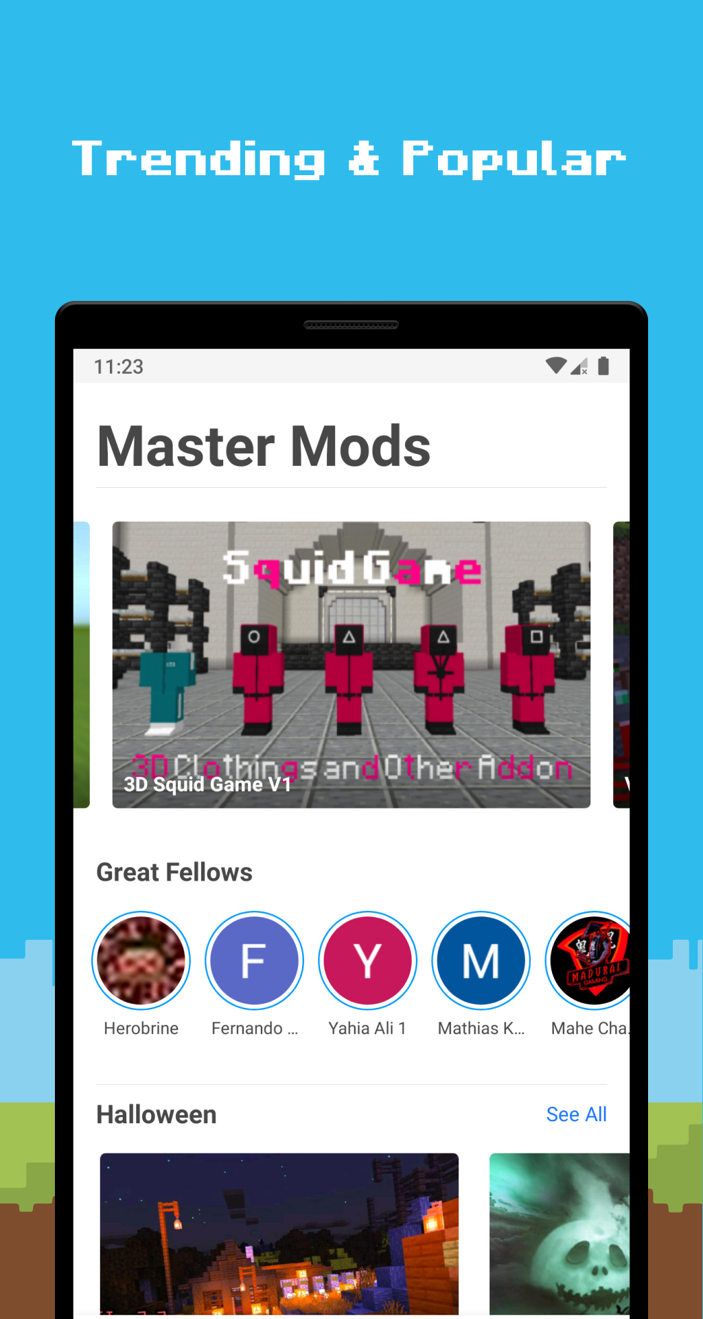 اسکرین شات 1 برنامه Master Mods For Minecraft - PE
