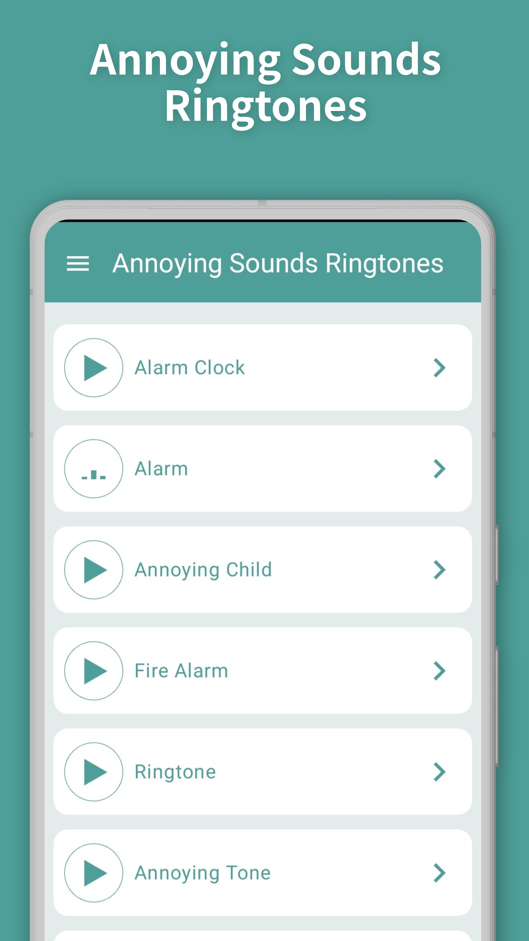 اسکرین شات 1 برنامه Annoying Sounds Ringtones