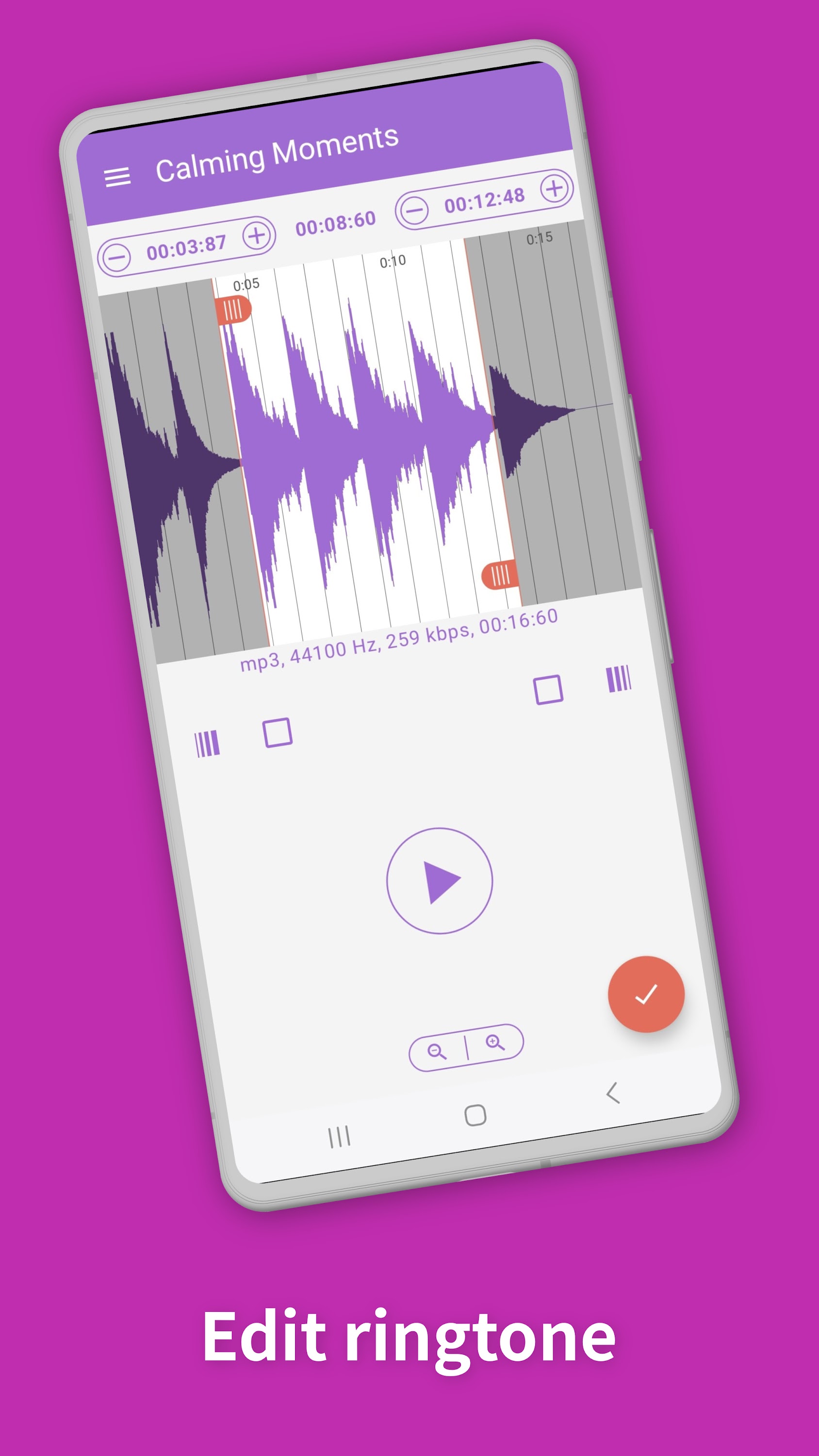 اسکرین شات 4 برنامه Beautiful Ringtones for Mobile