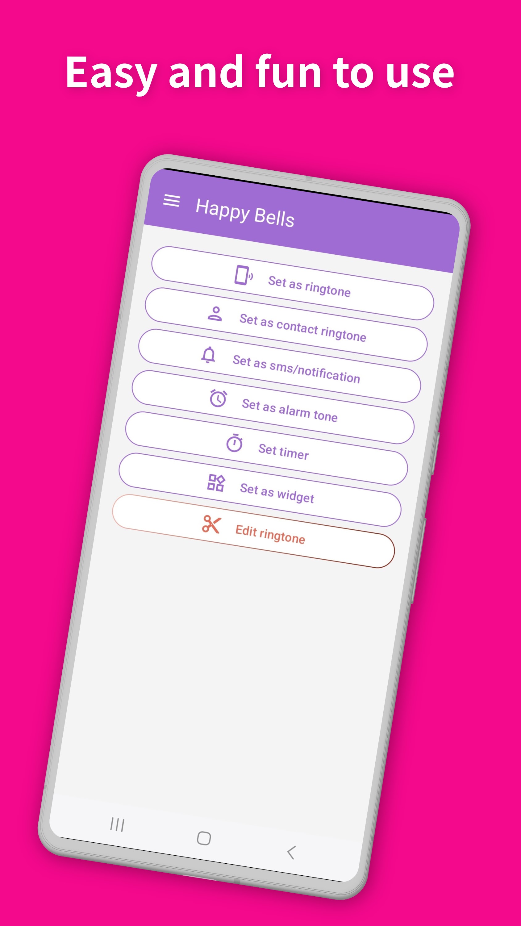 اسکرین شات 3 برنامه Beautiful Ringtones for Mobile