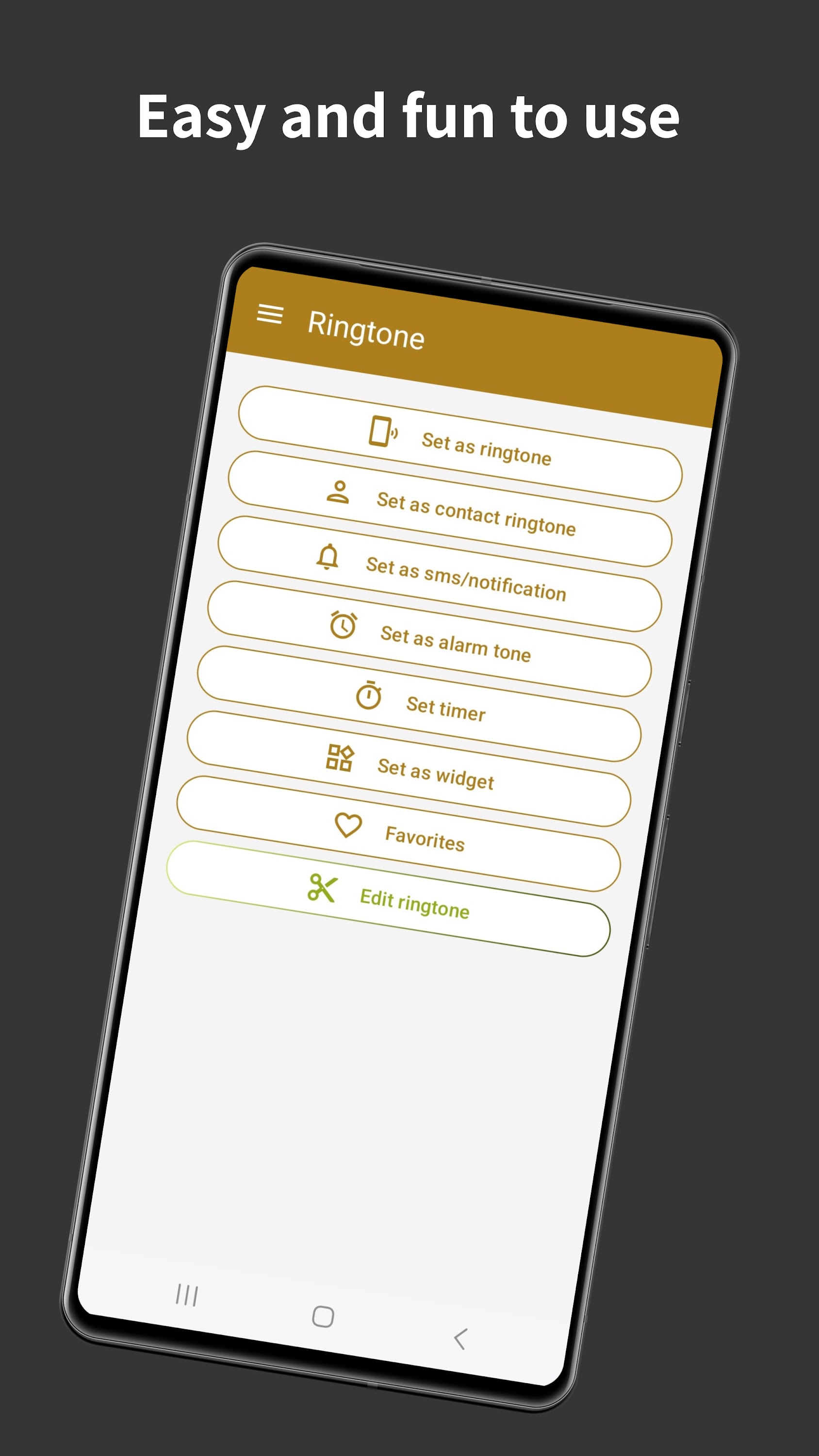 اسکرین شات 3 برنامه Ringtones App for Android™