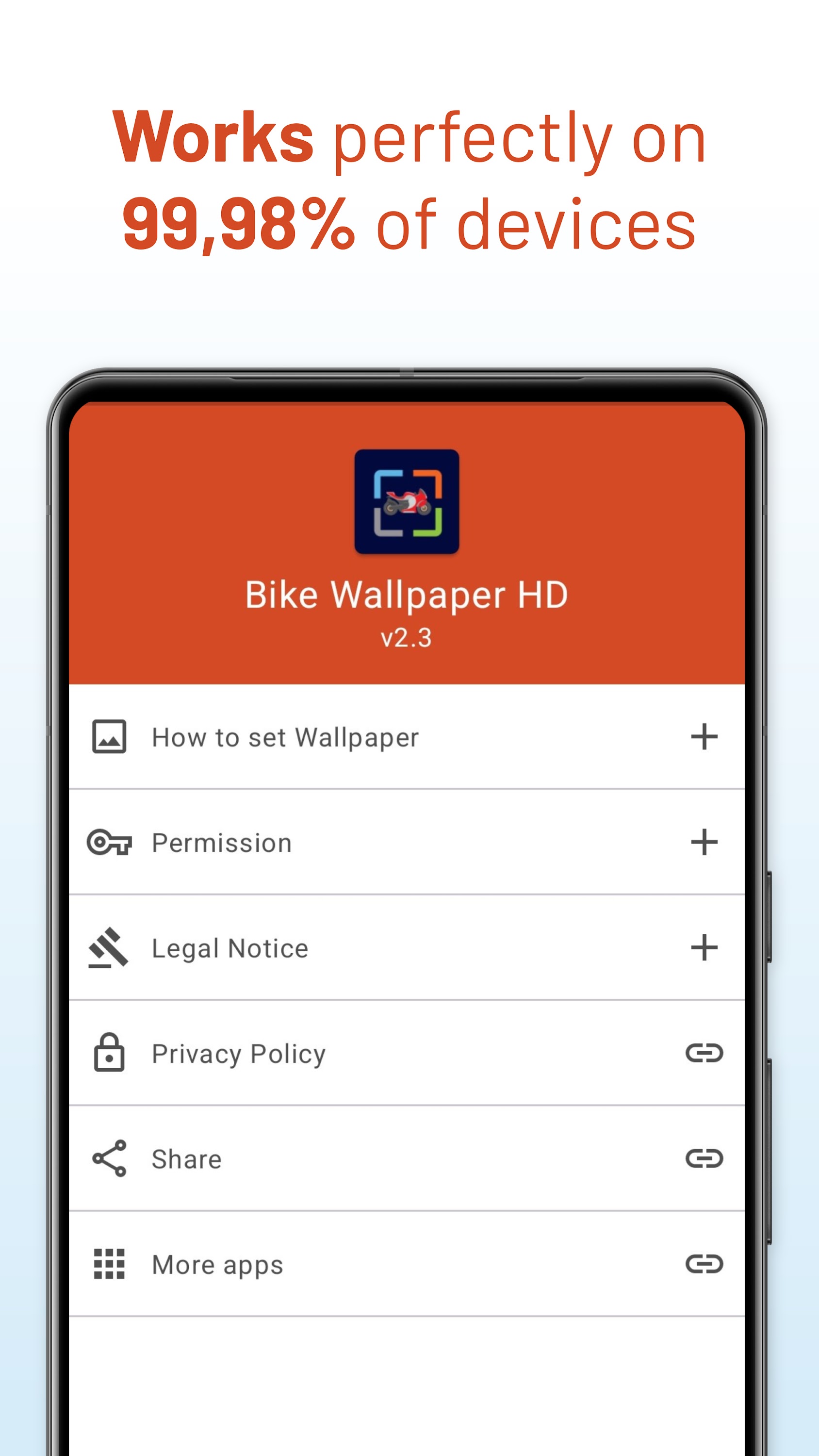 اسکرین شات 5 برنامه Bike Wallpaper HD