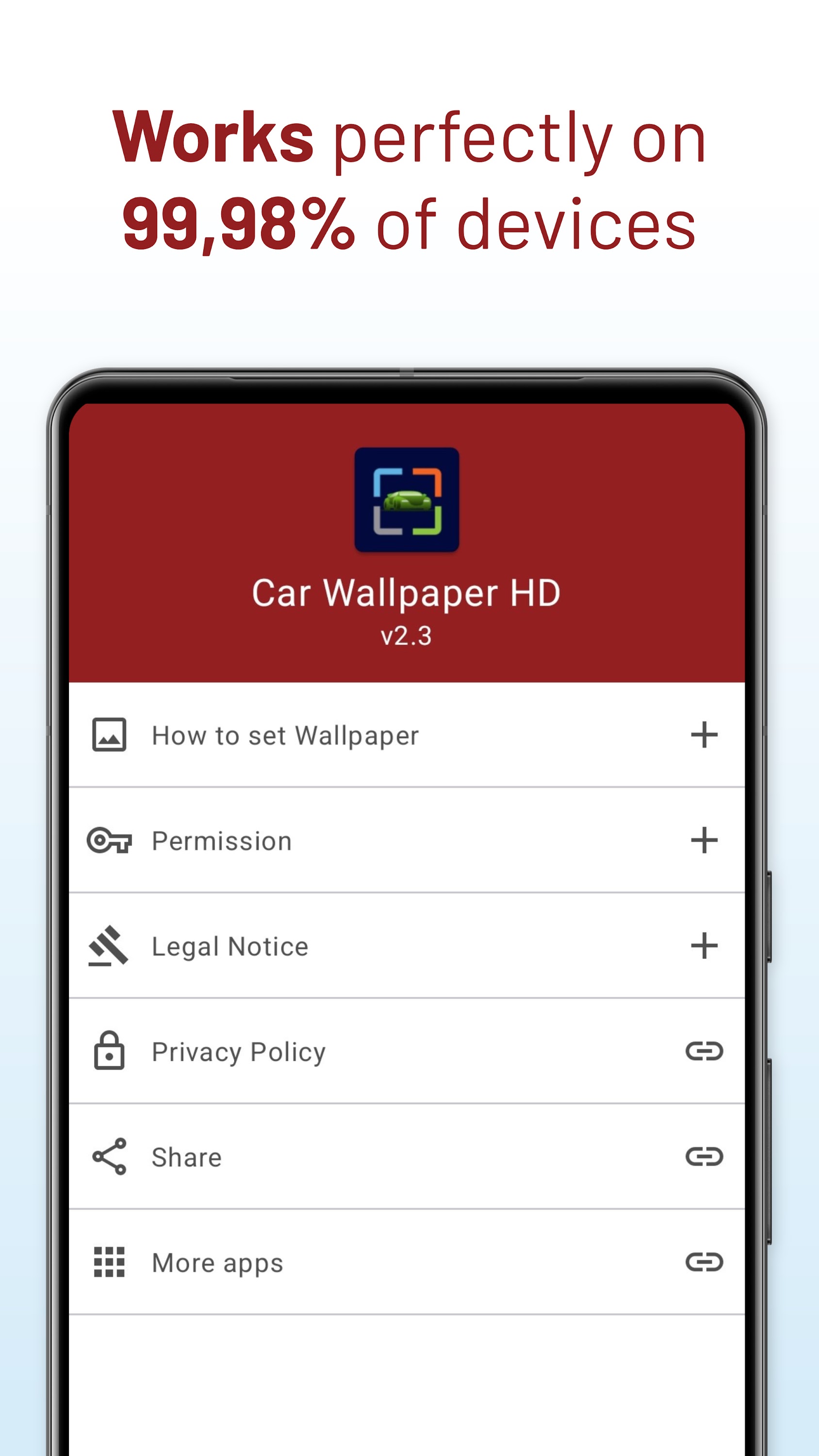 اسکرین شات 5 برنامه Car Wallpaper HD