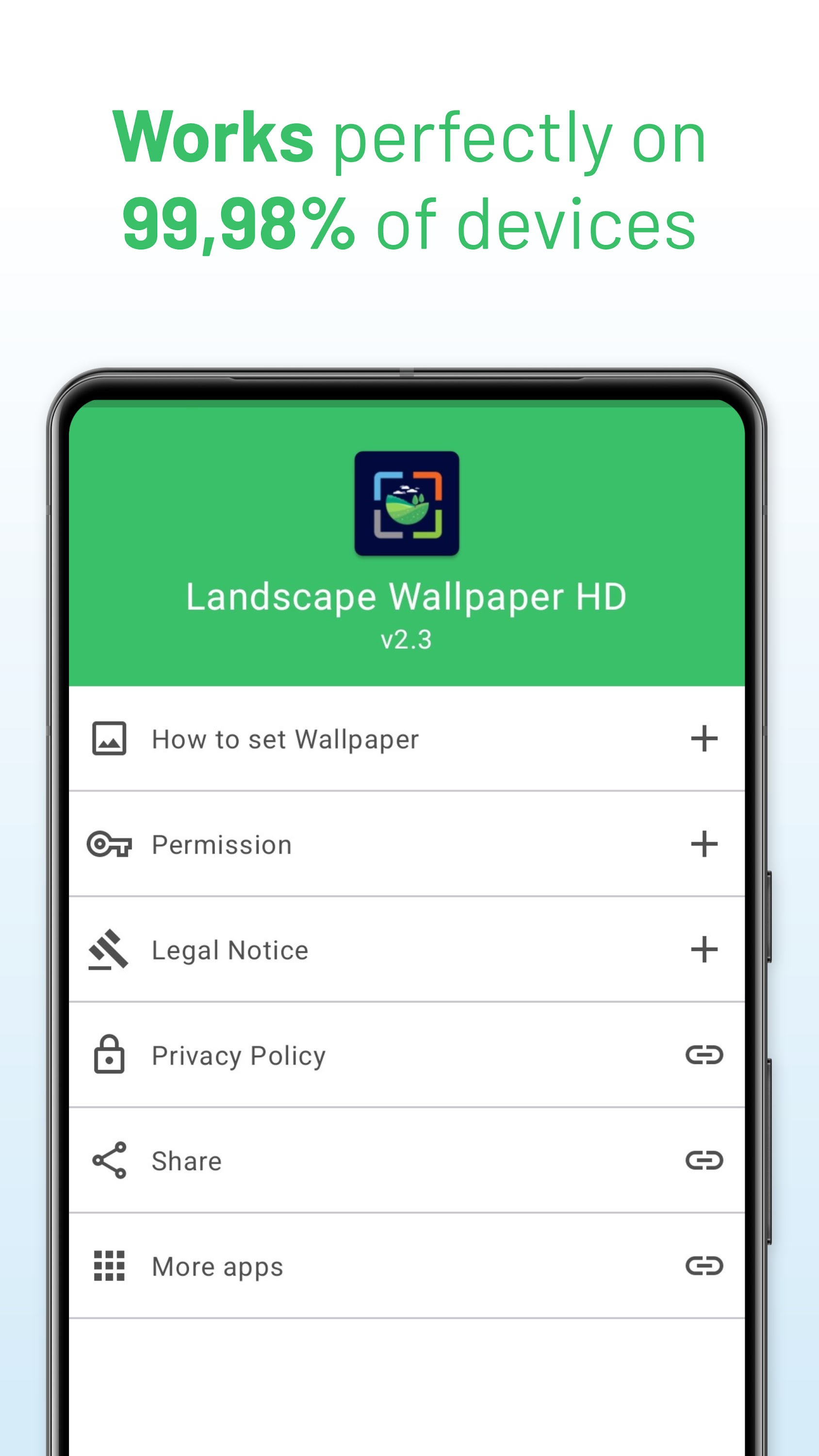 اسکرین شات 5 برنامه Landscape Wallpaper HD