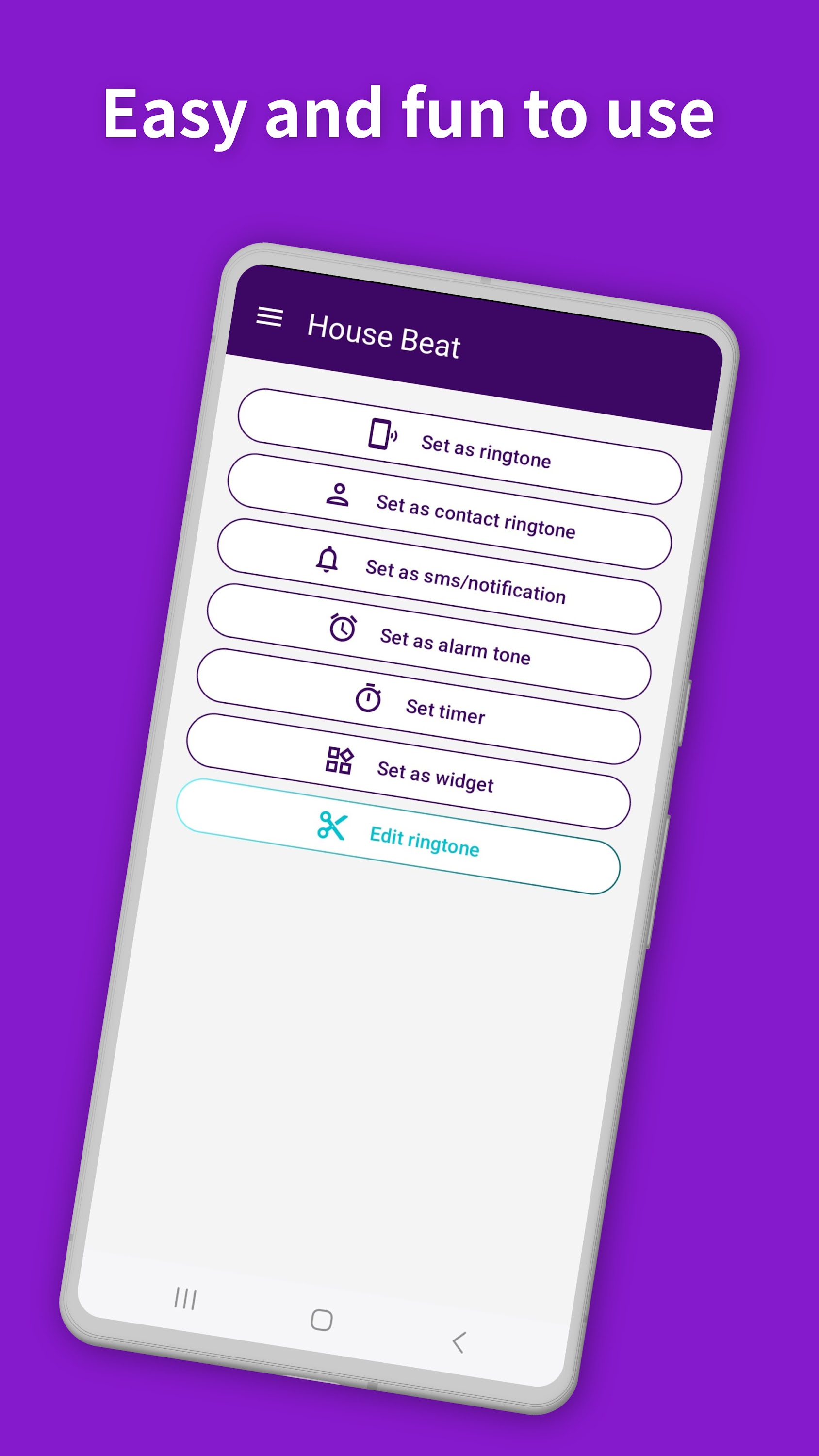 اسکرین شات 3 برنامه SMS Sounds — Message Ringtones