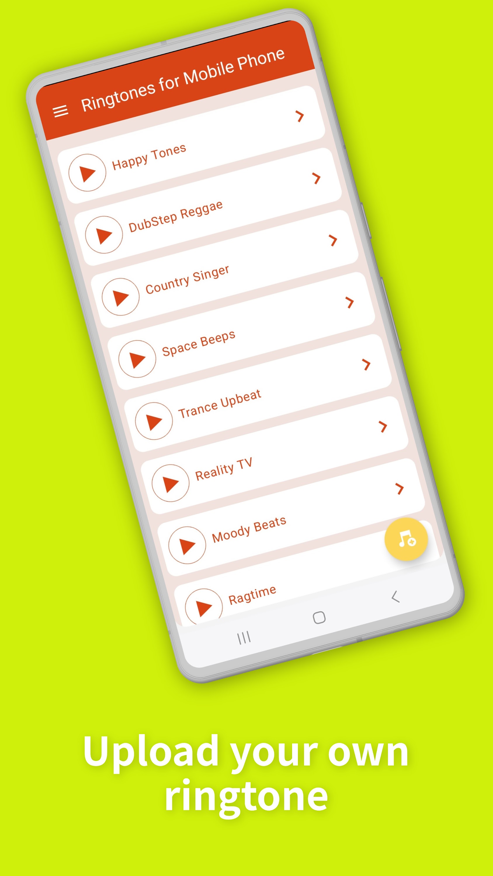 اسکرین شات 2 برنامه Ringtones for Mobile Phone