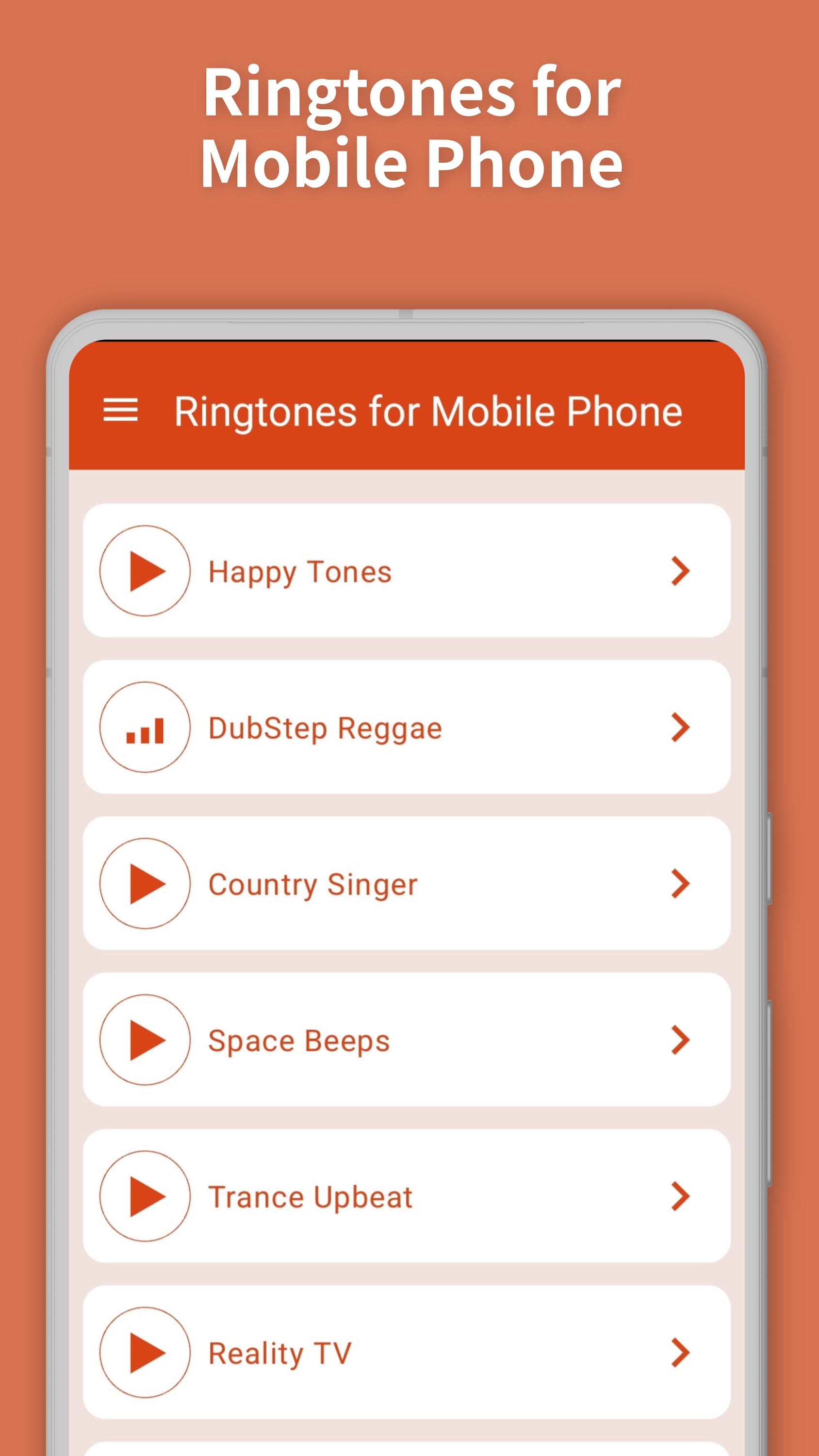 اسکرین شات 1 برنامه Ringtones for Mobile Phone