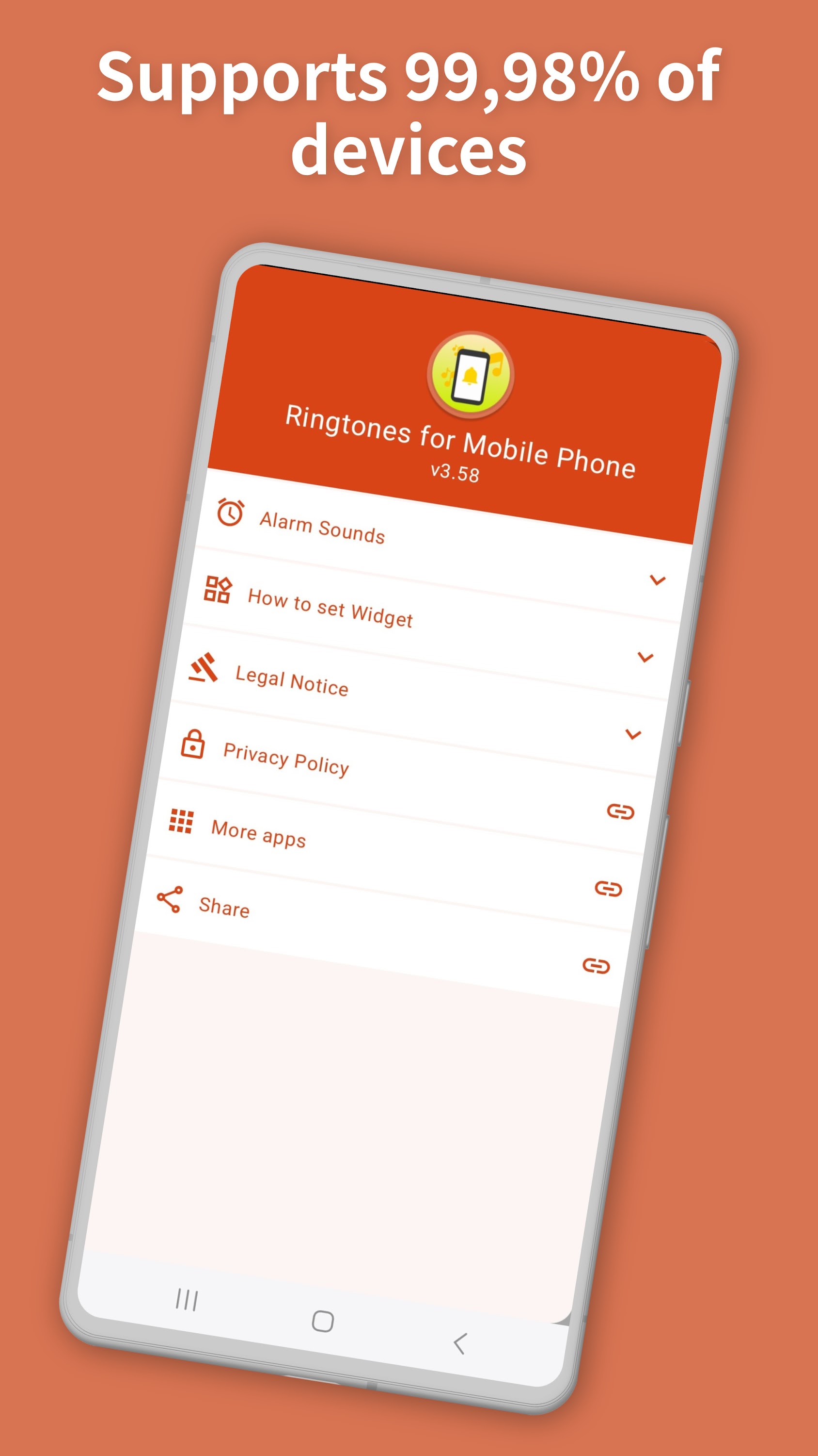 اسکرین شات 5 برنامه Ringtones for Mobile Phone