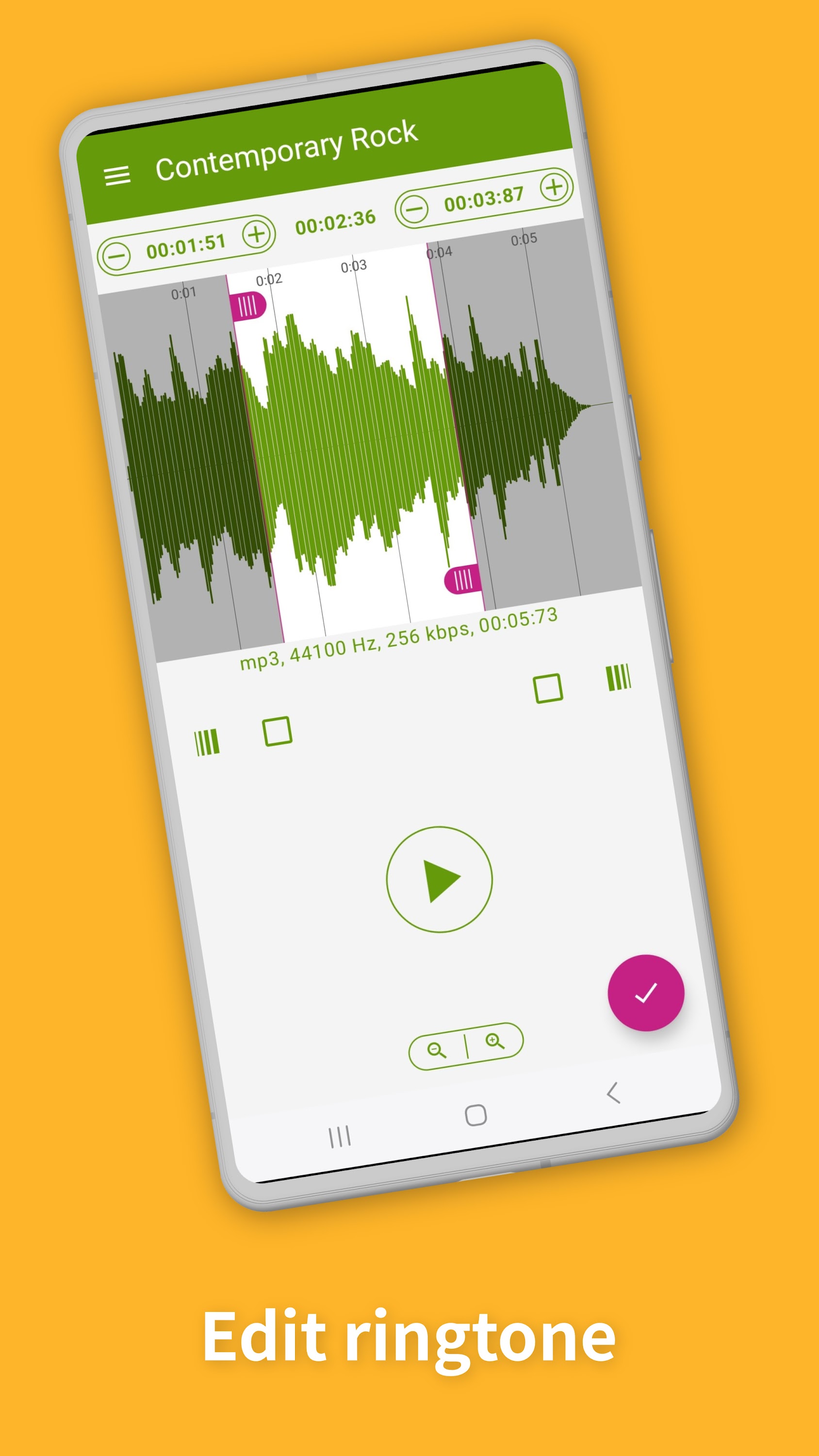 اسکرین شات 4 برنامه Music Ringtones