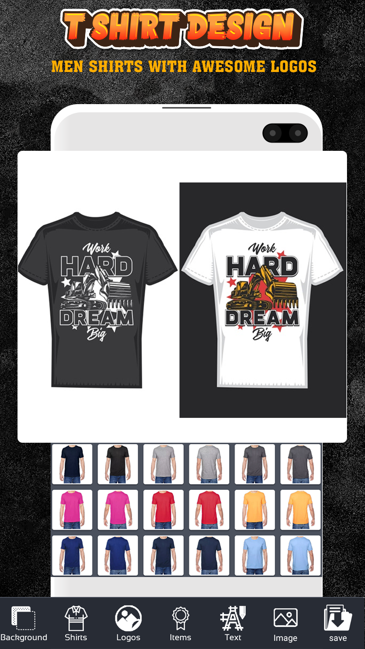 اسکرین شات 3 برنامه T-Shirt Design -Custom TShirts