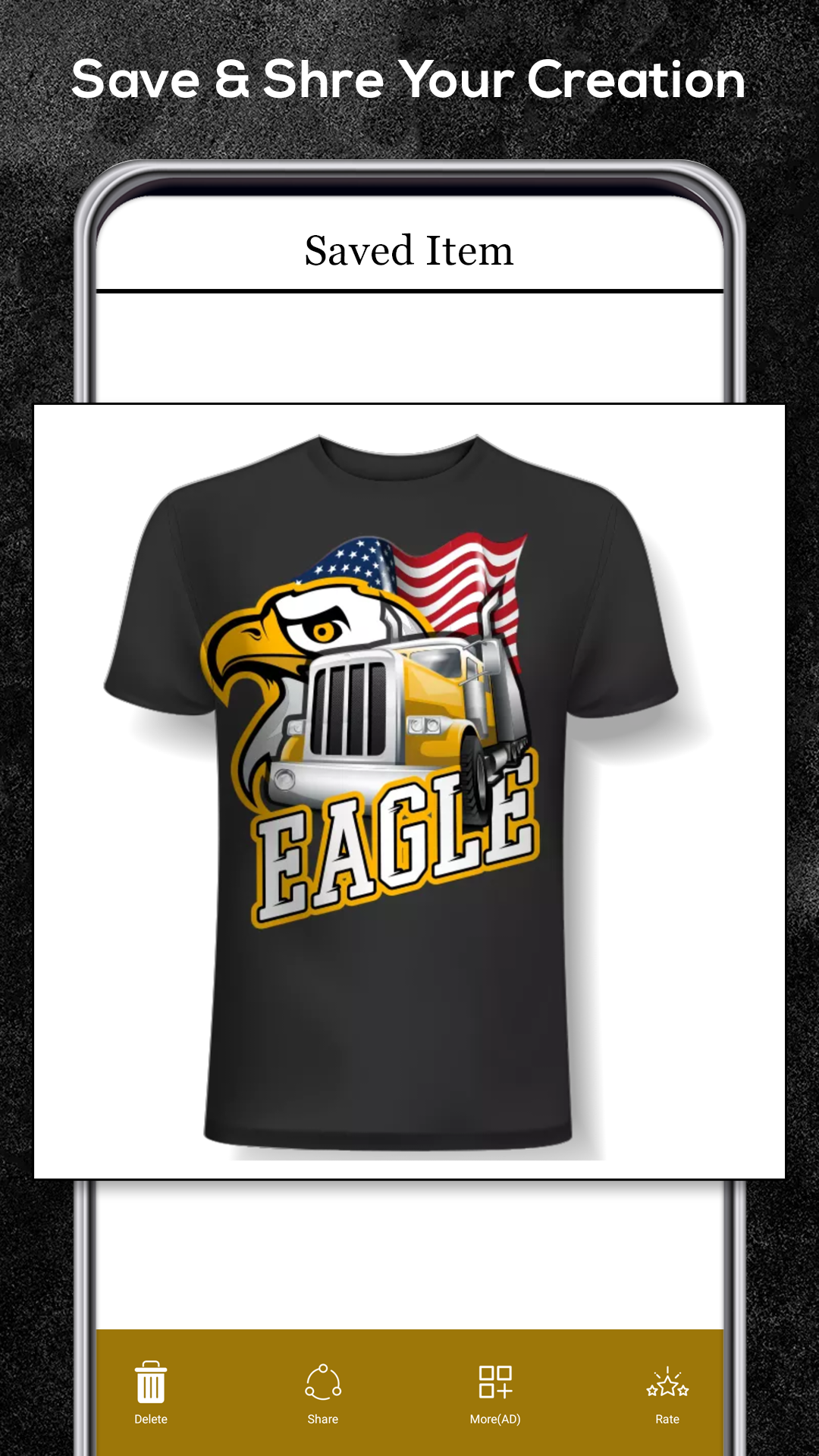 اسکرین شات 7 برنامه T-Shirt Design - Custom Shirts