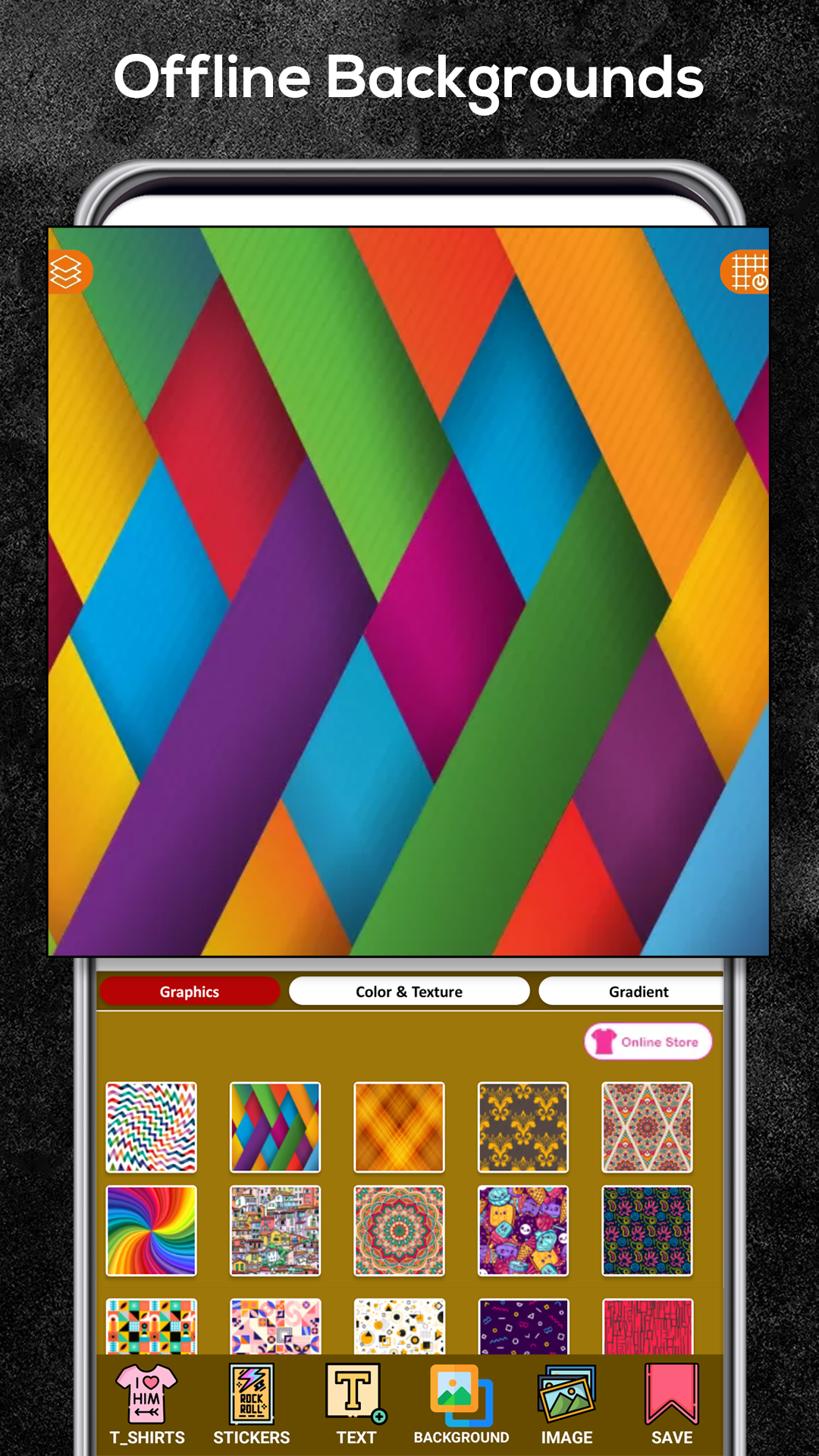 اسکرین شات 5 برنامه T-Shirt Design - Custom Shirts